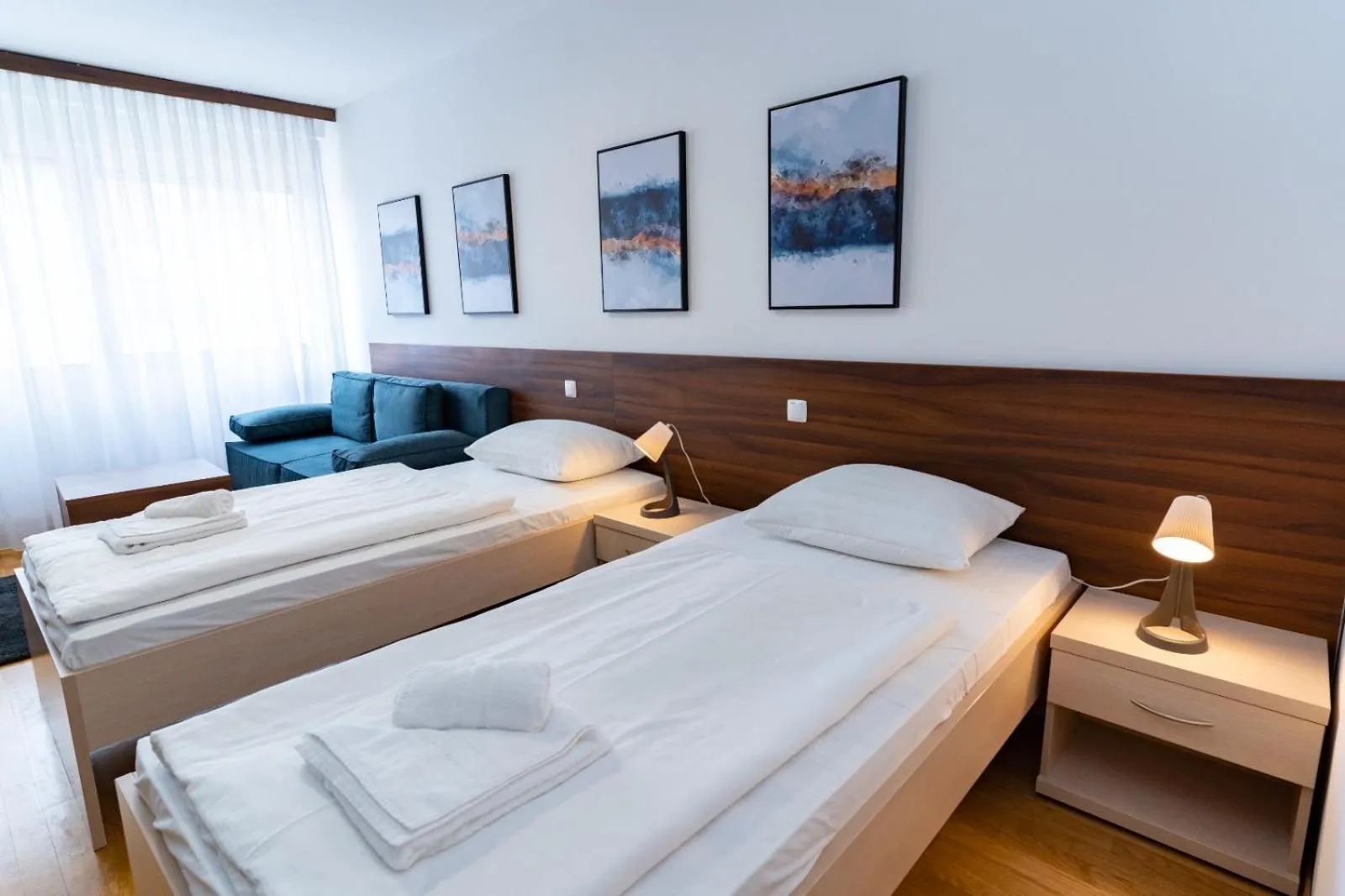 Bed in Artearia Hotel