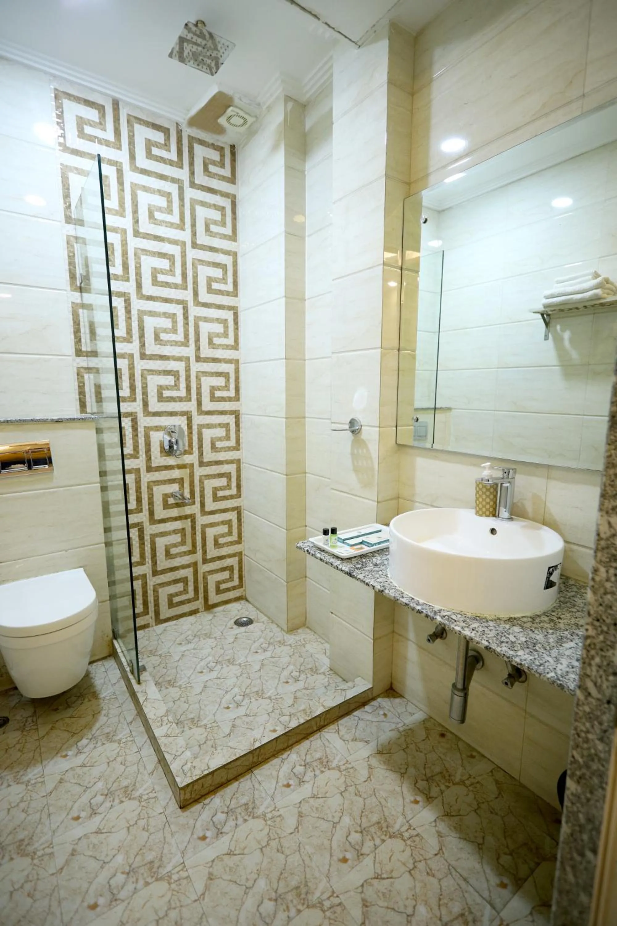 Bathroom in Asian Suites Cyber Park Gurgaon