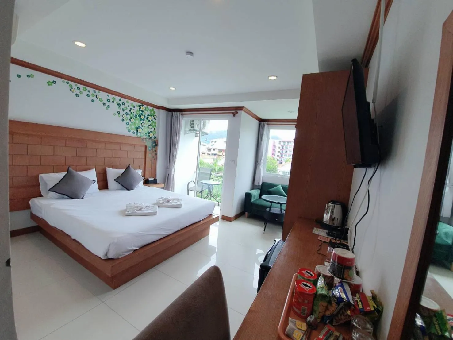 Bedroom, Bed in COZY Residence Patong