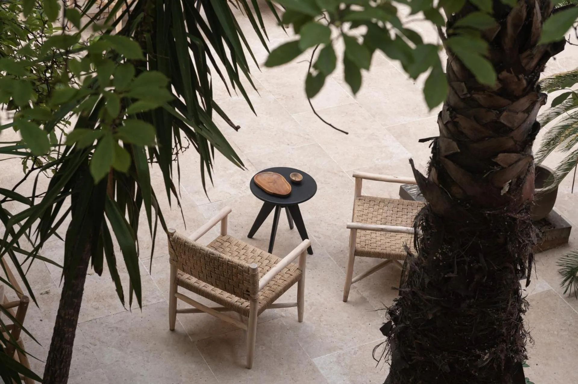Inner courtyard view in The Sanctuary Urban Retreat