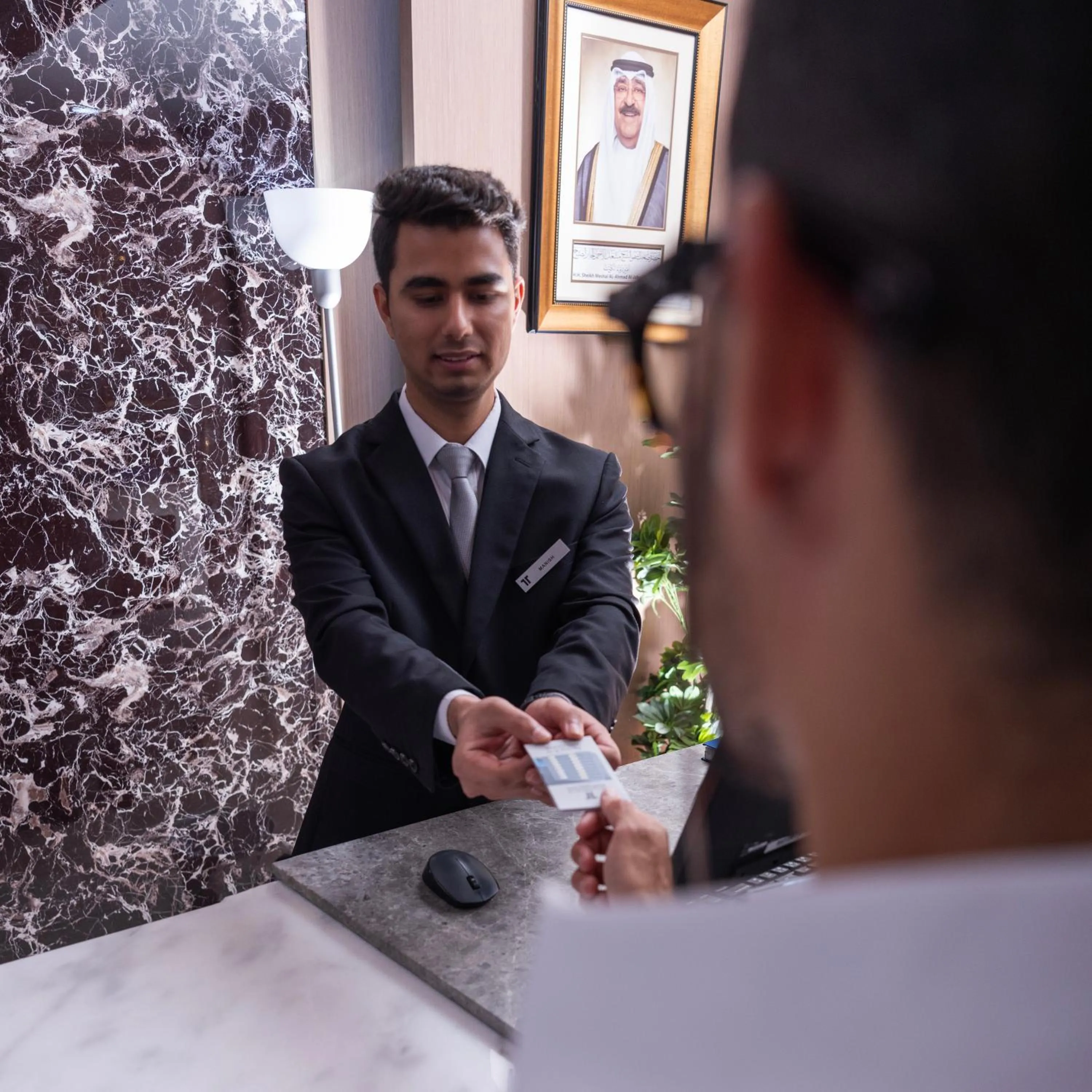 Staff in Riggae Tower Hotel