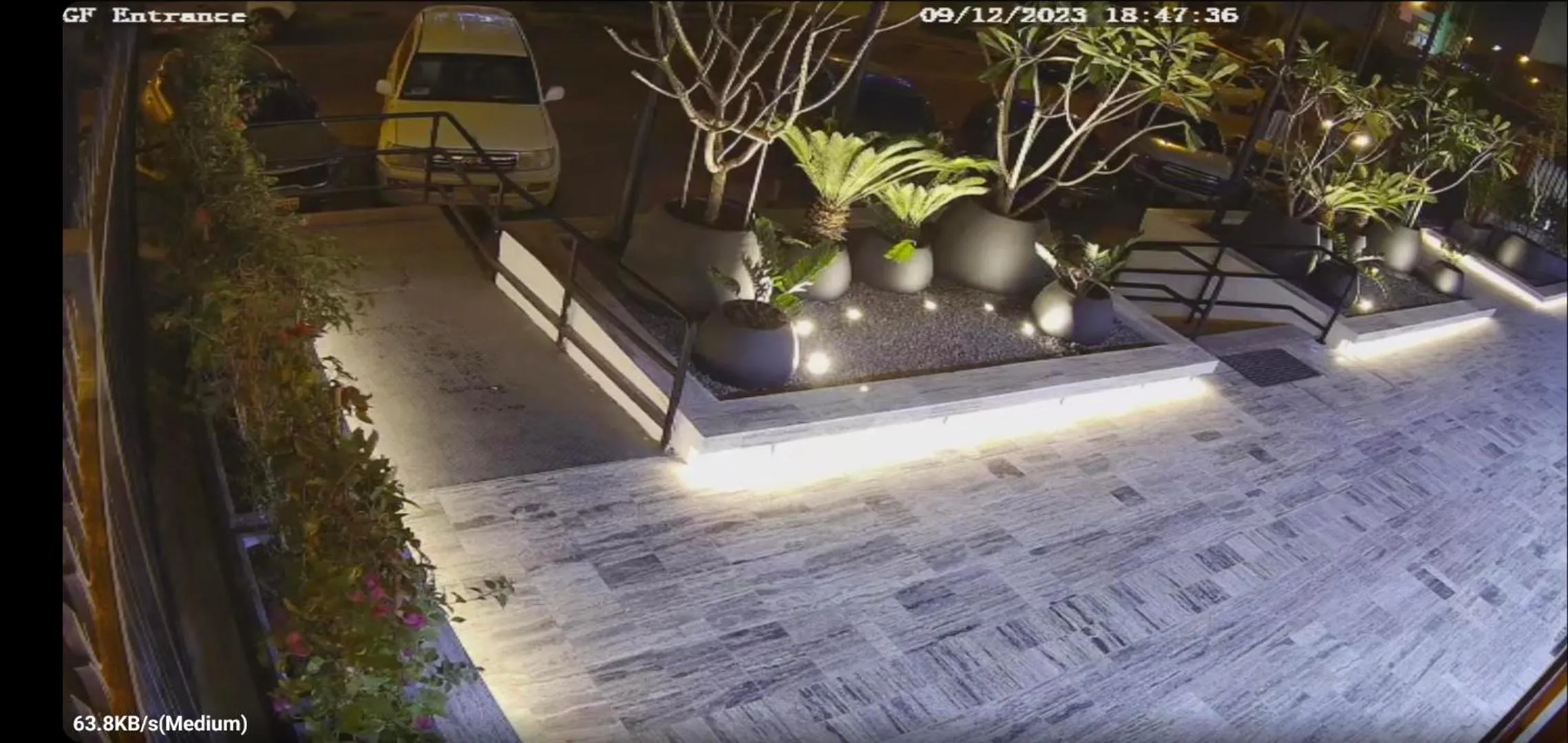 Garden view in Riggae Tower Hotel