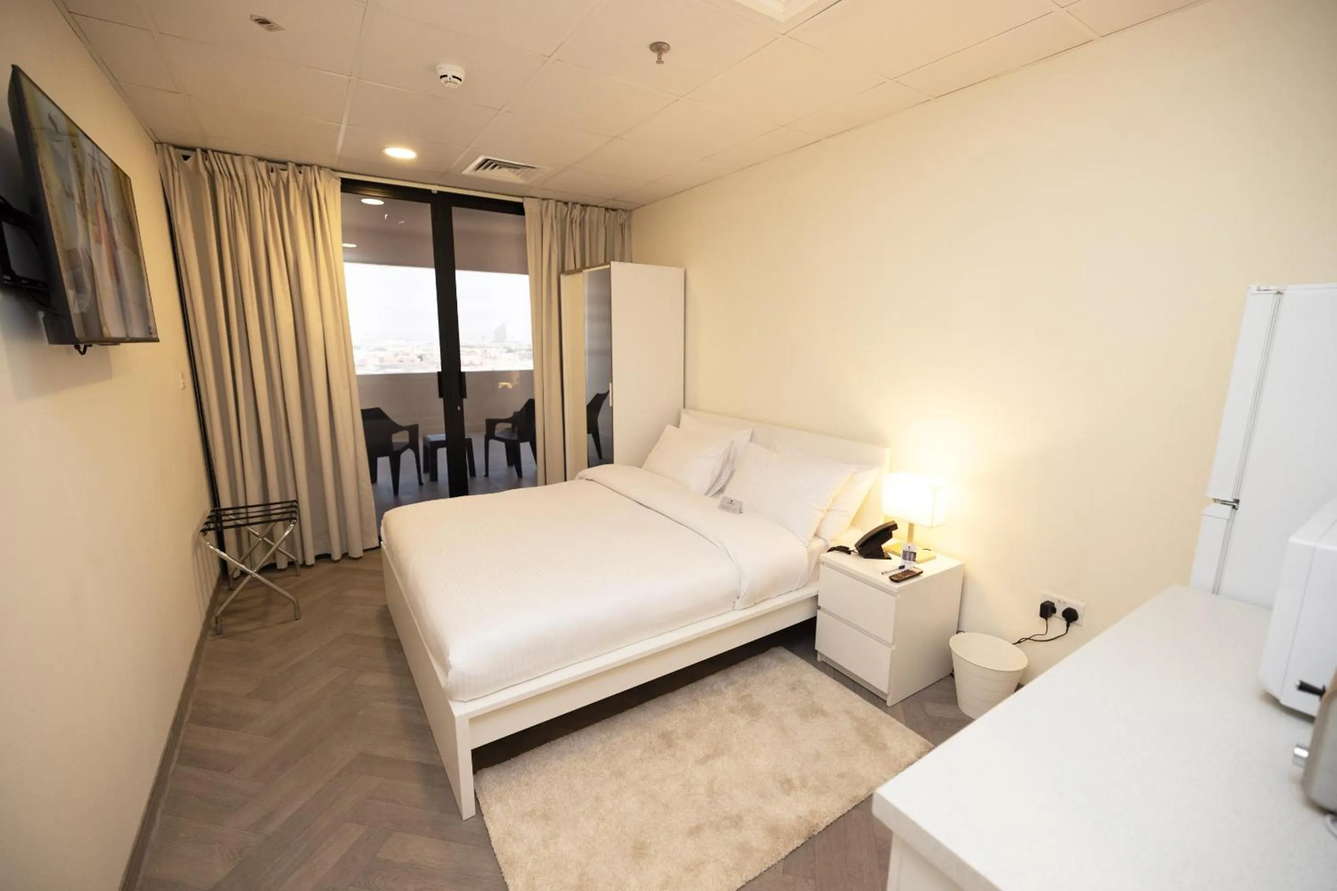 Photo of the whole room, Bed in Riggae Tower Hotel