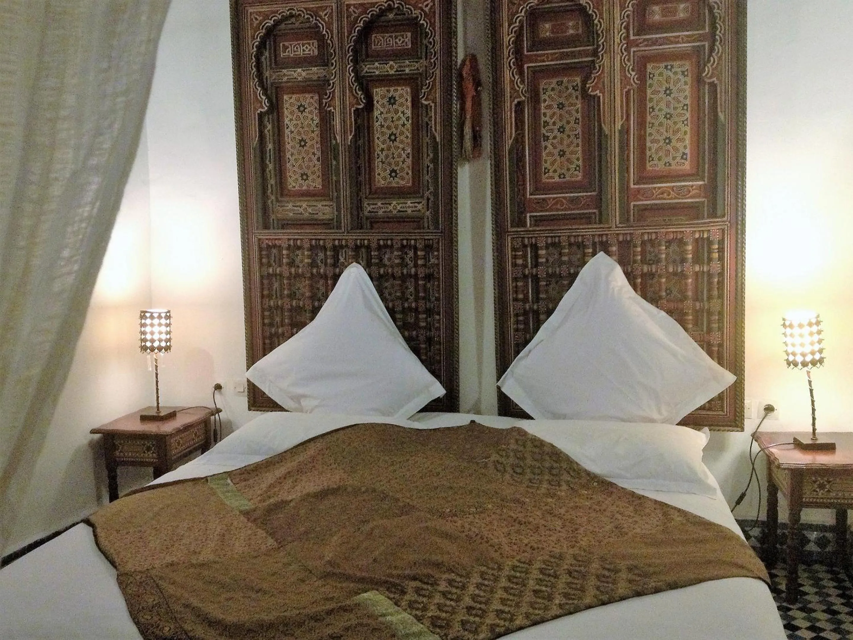 Bed in Riad La Clé De Fès