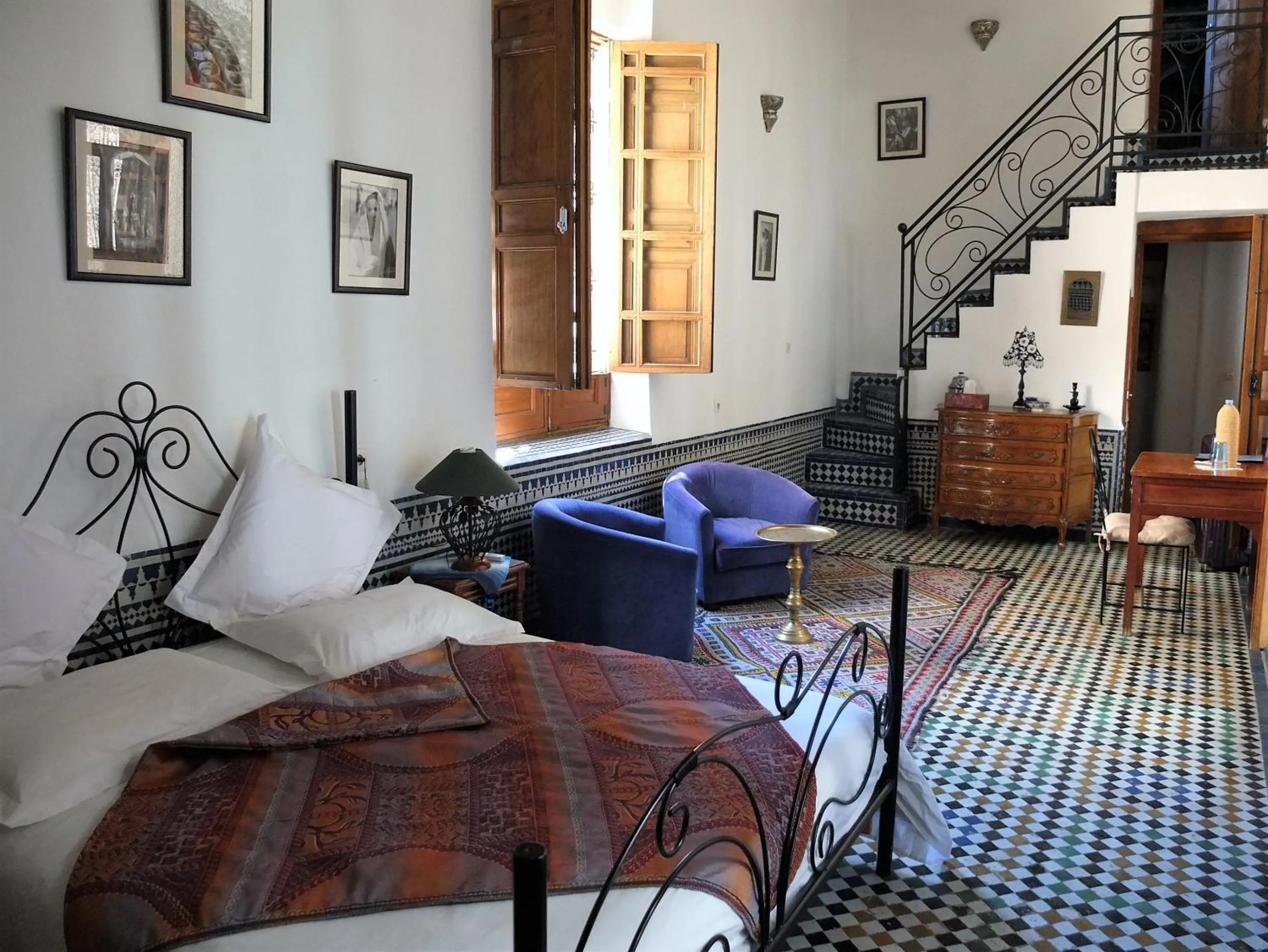 Pool view in Riad La Clé De Fès