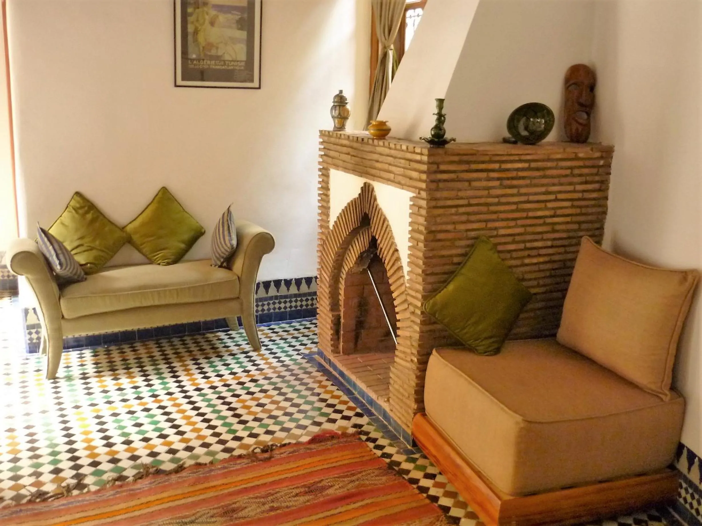 Living room in Riad La Clé De Fès