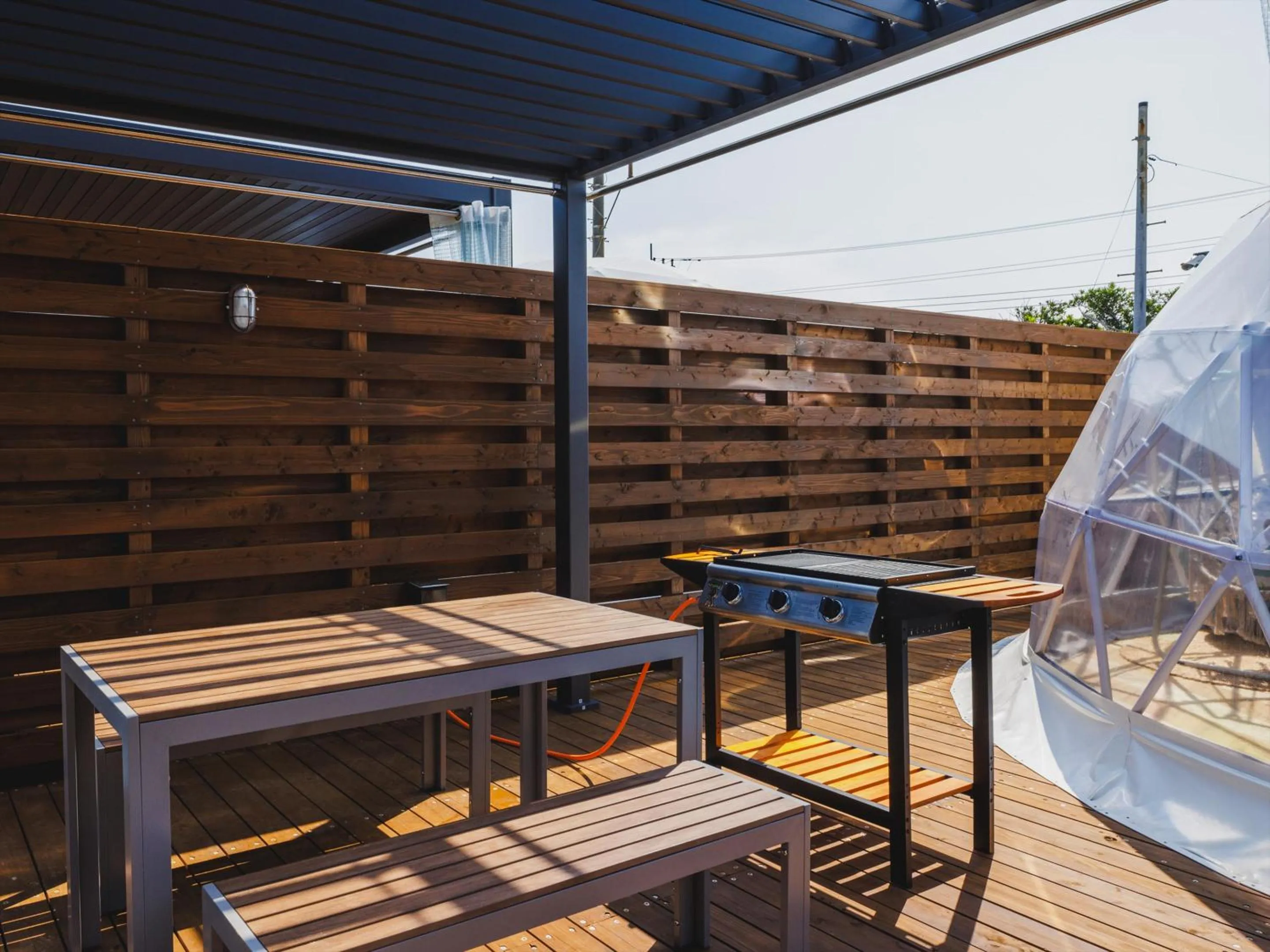 BBQ facilities in Seage Torami Coastside