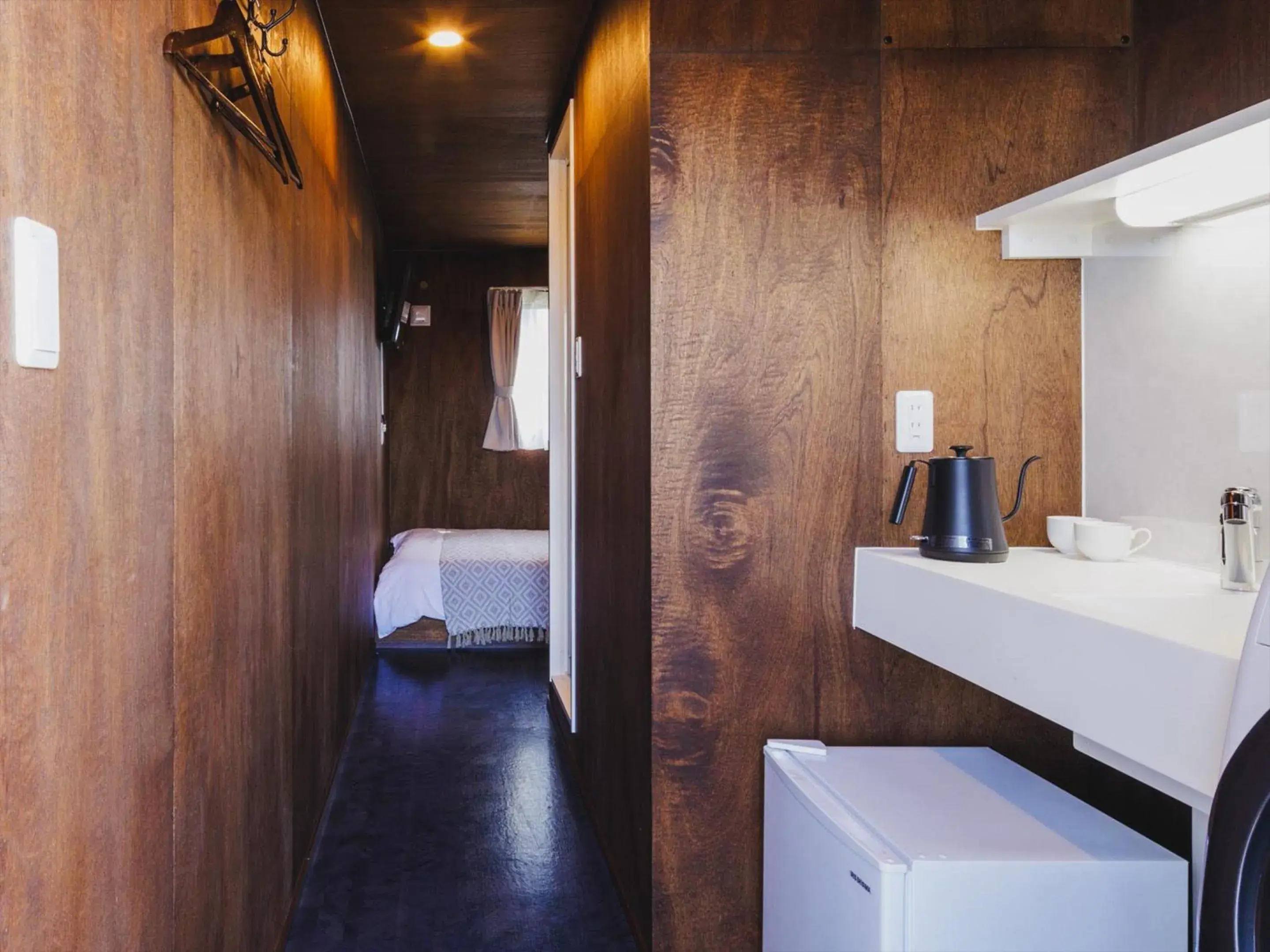 Kitchen or kitchenette, Bed in Seage Torami Coastside Kitchen or kitchenette, Bed in Seage Torami Coastside