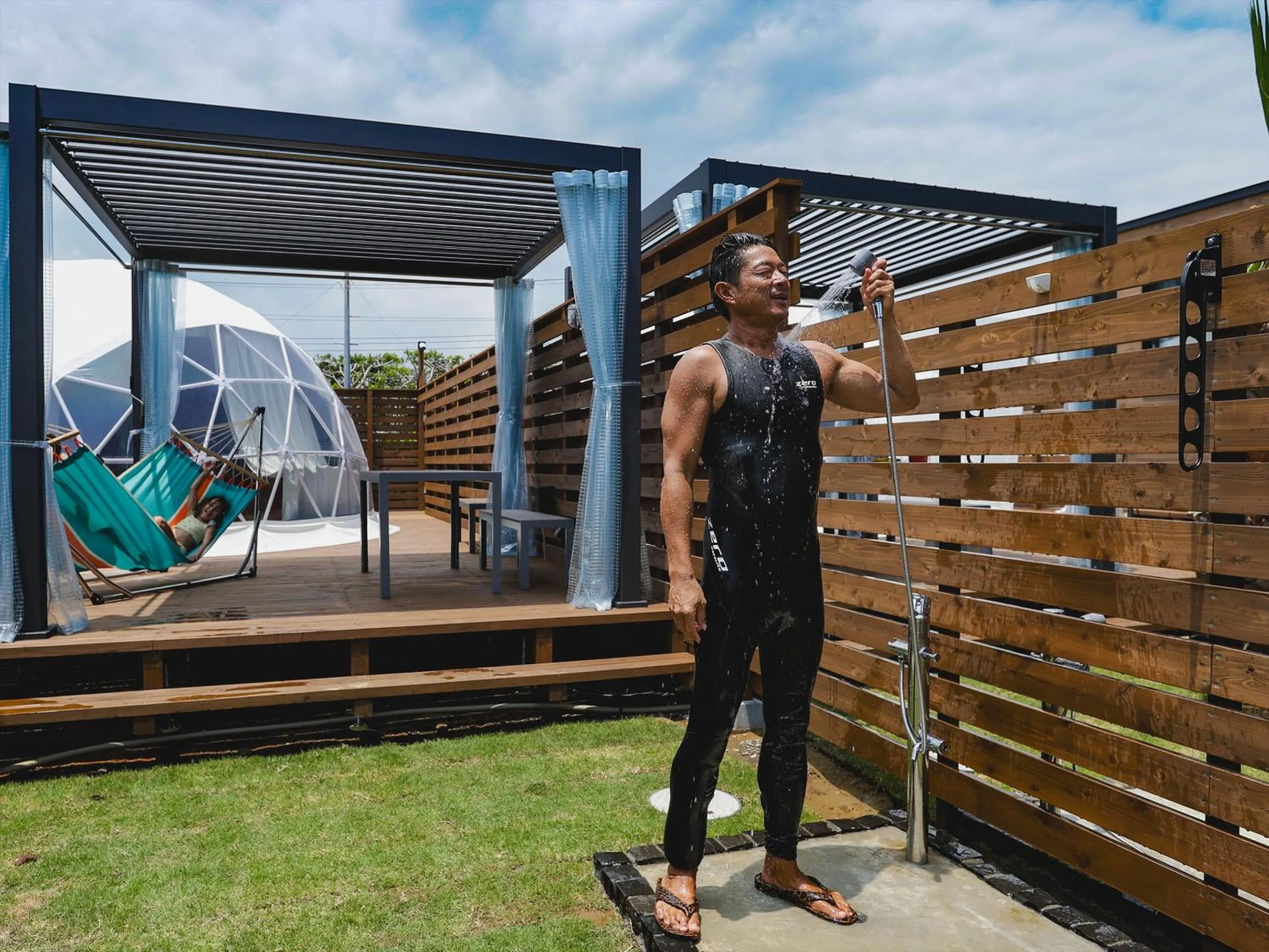 Shower in Seage Torami Coastside