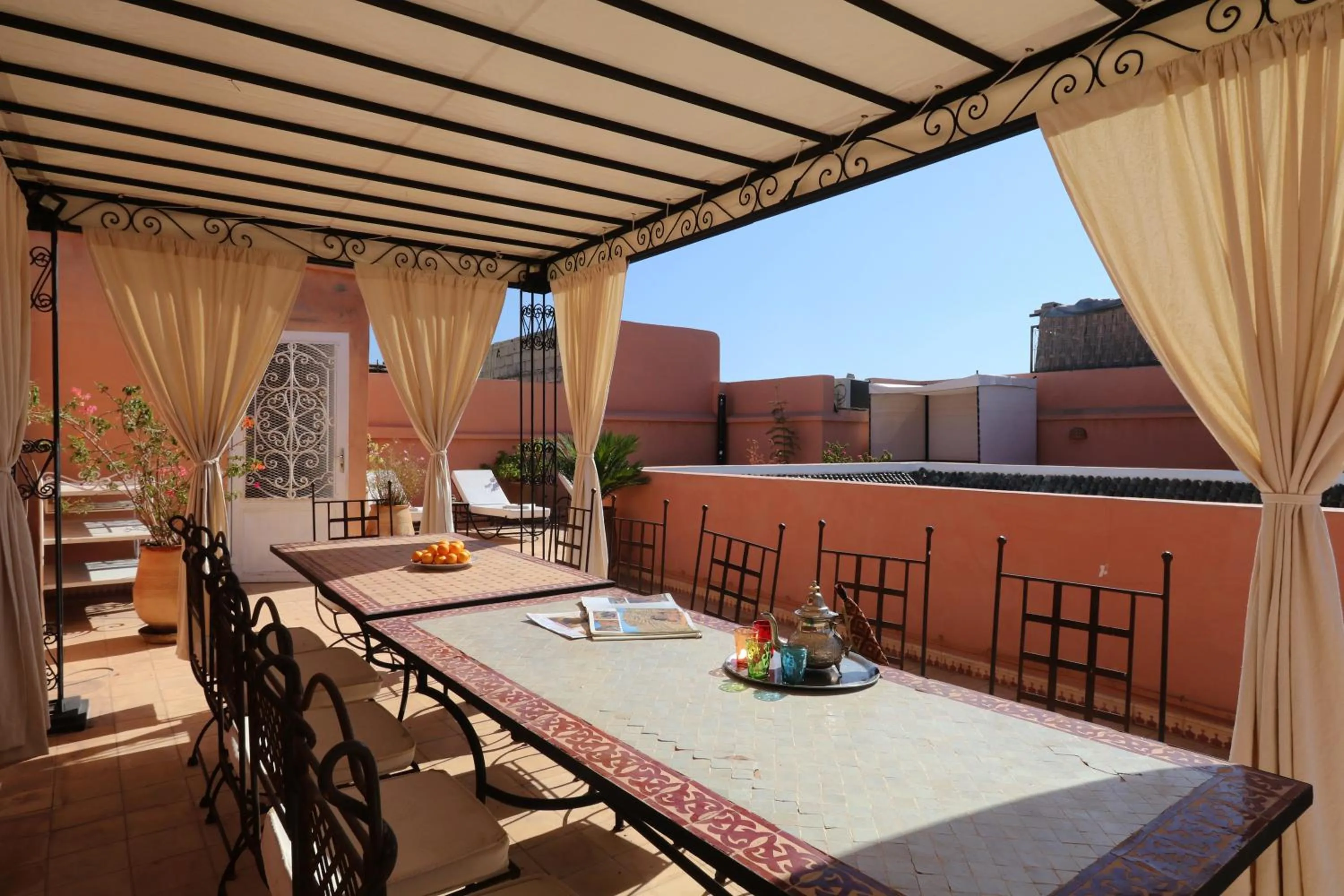 Balcony/Terrace in Riad Alwane