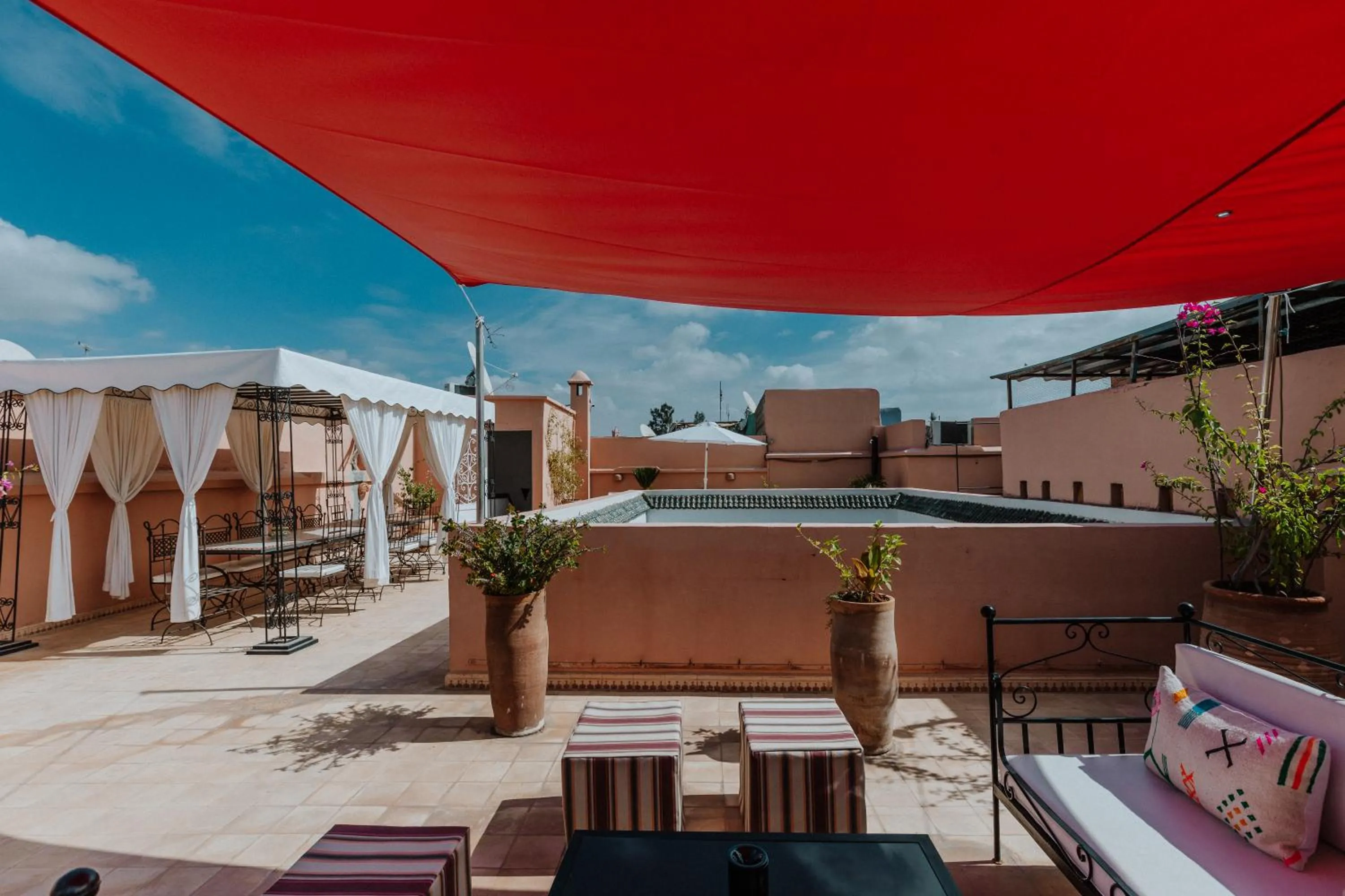 Balcony/Terrace in Riad Alwane