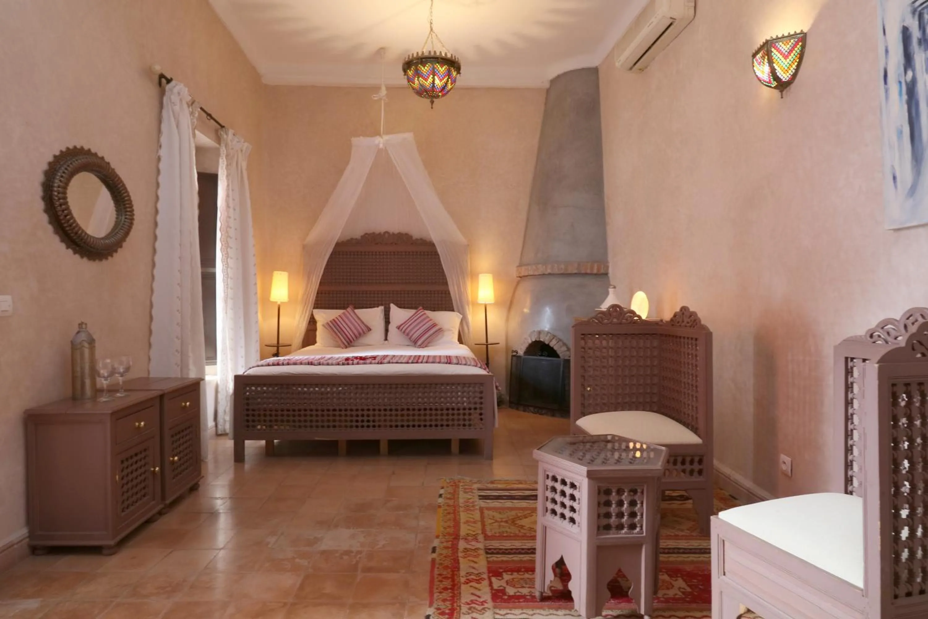 Bed in Riad Alwane