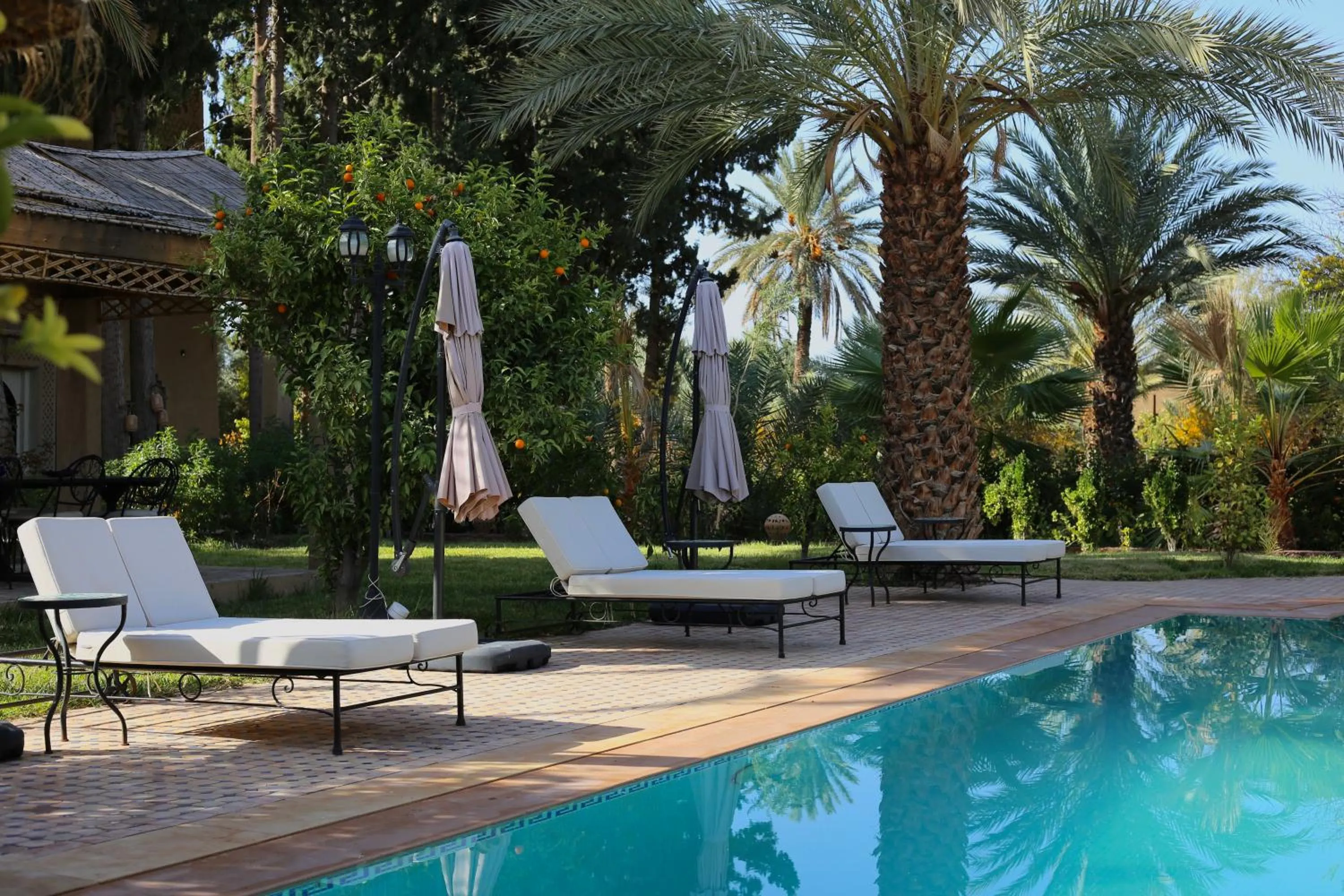 Swimming pool in Kasbah des cyprès
