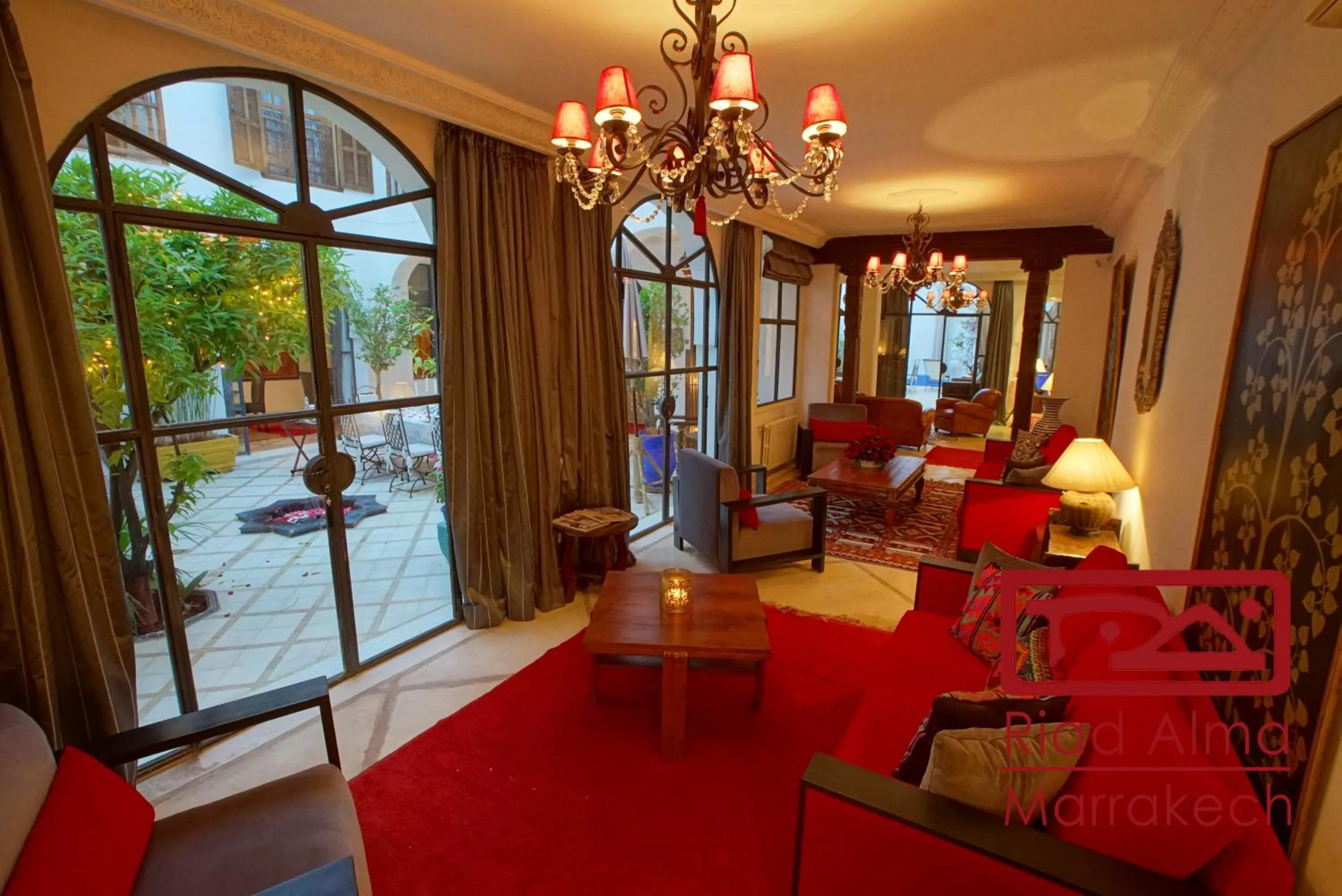 Living room in Riad Alma