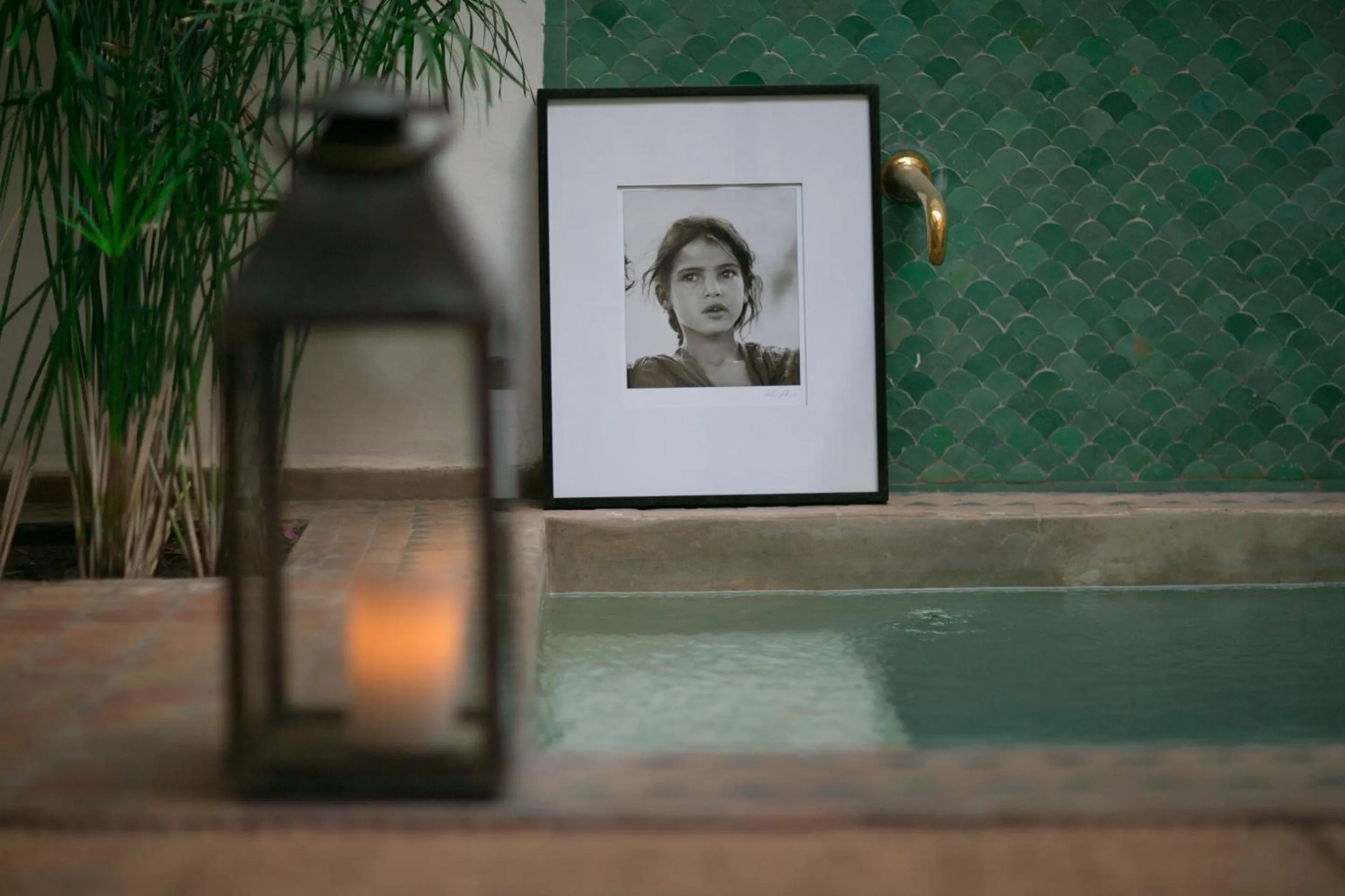 Decorative detail in Riad Altair