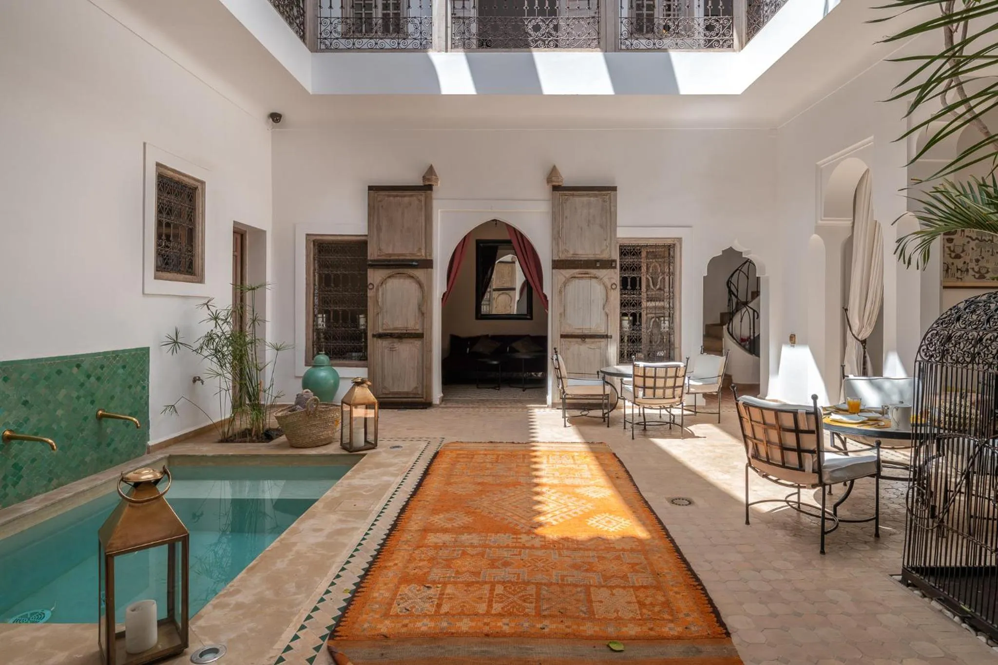 Patio in Riad Altair