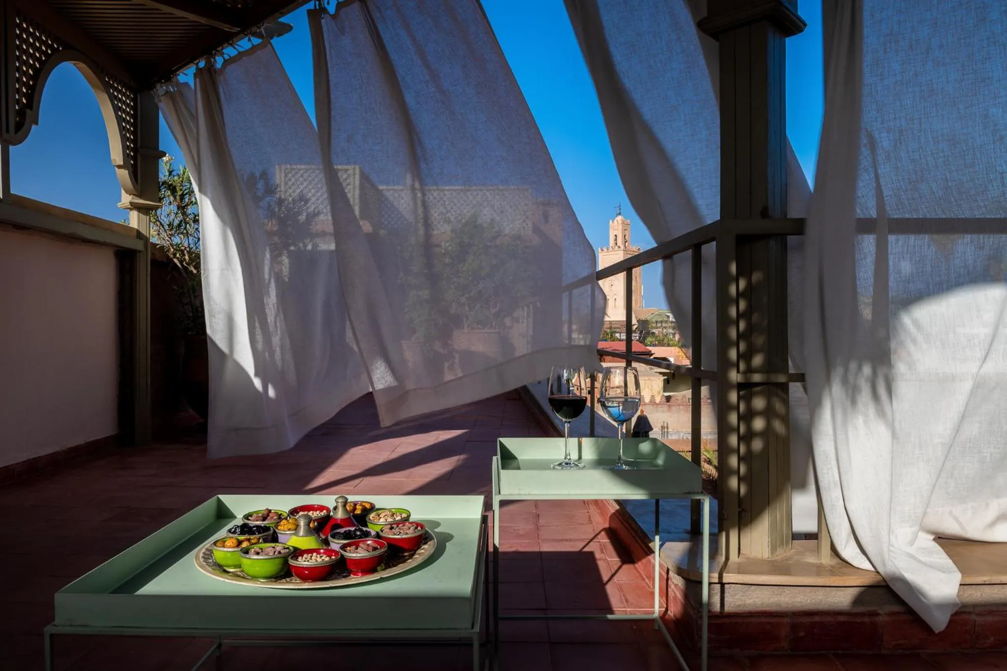 Balcony/Terrace in Riad Altair