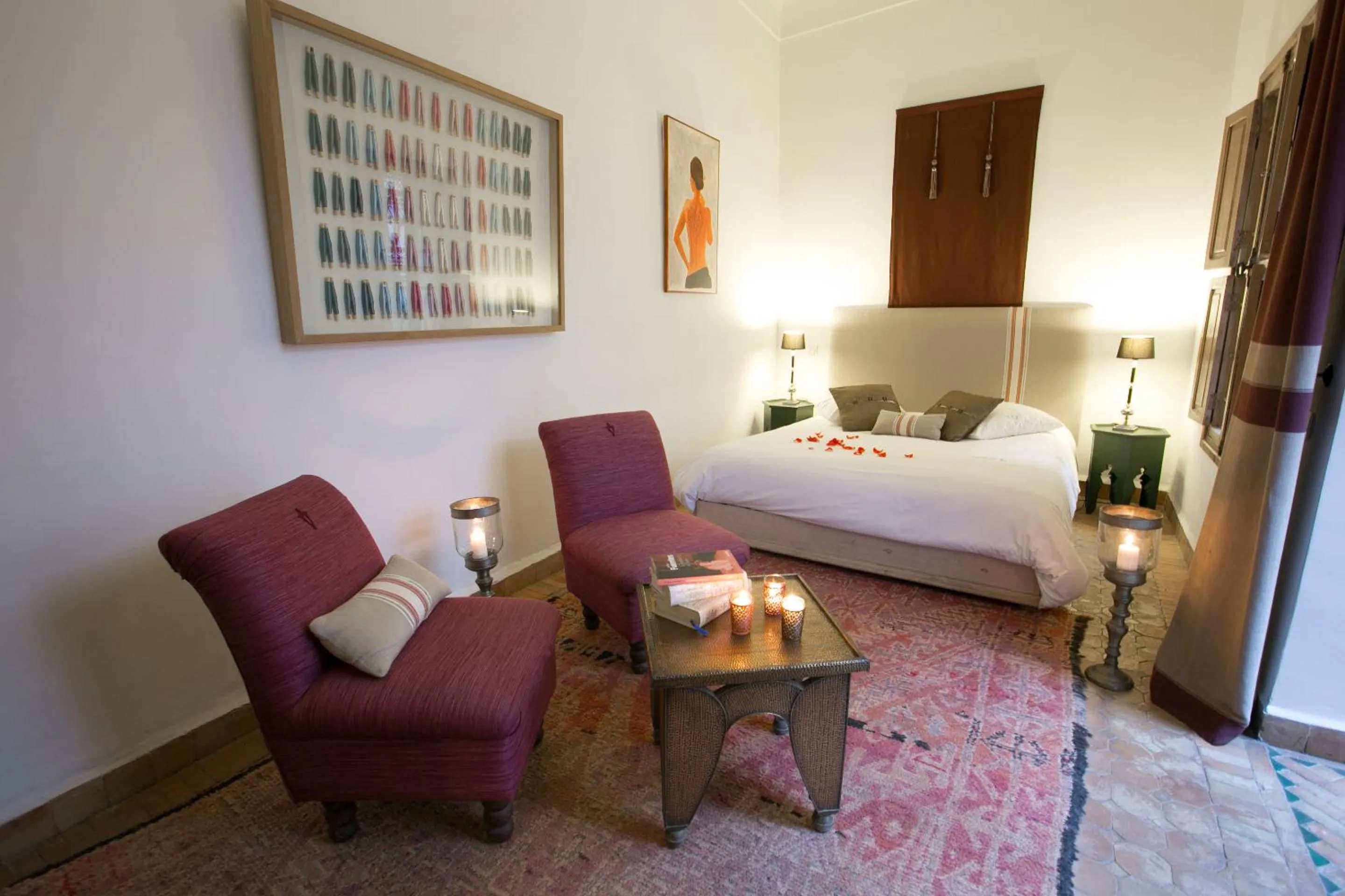 Photo of the whole room, Bed in Riad Altair