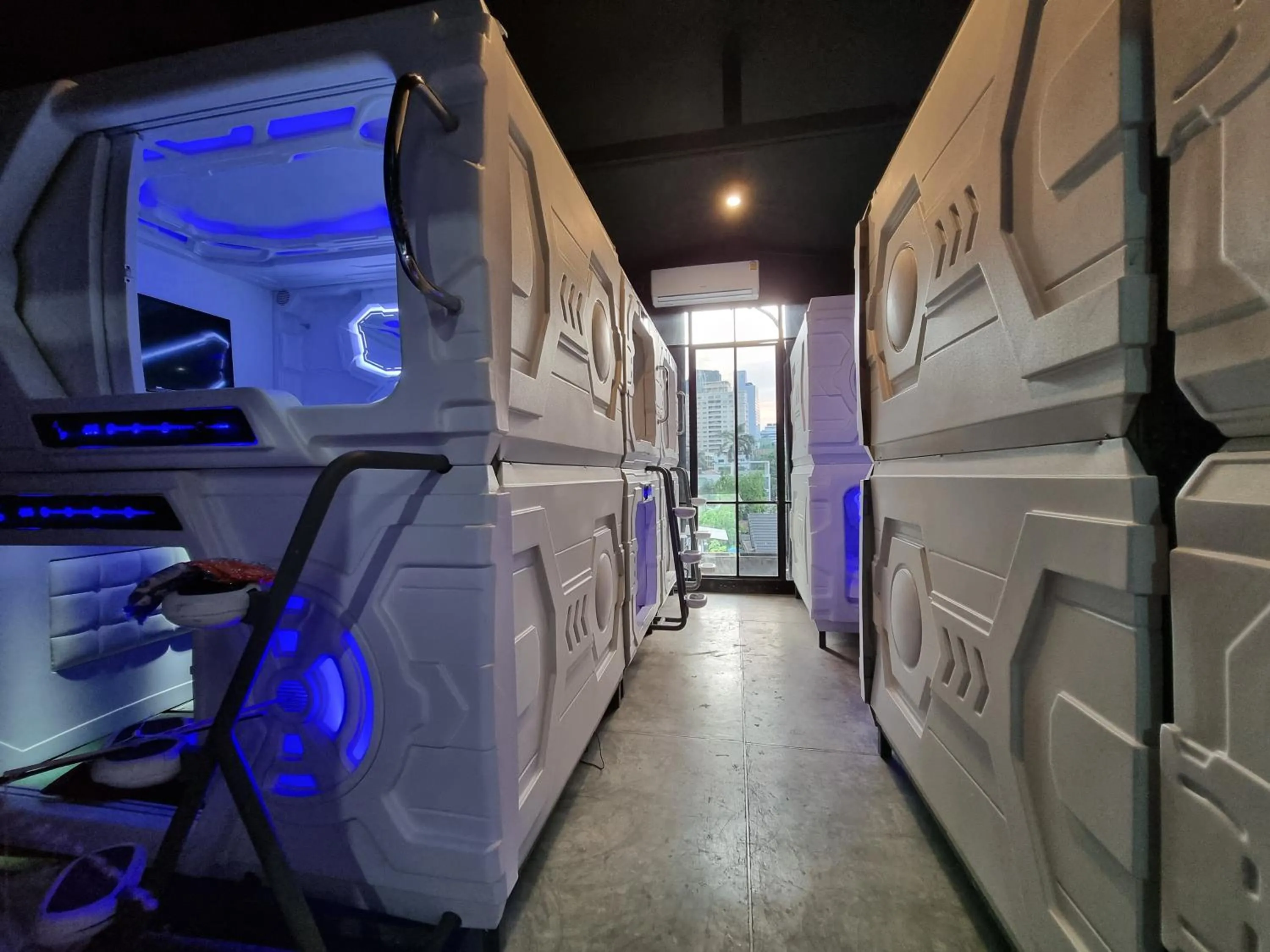 Bedroom in Met A Space Pod @Phrom Phong