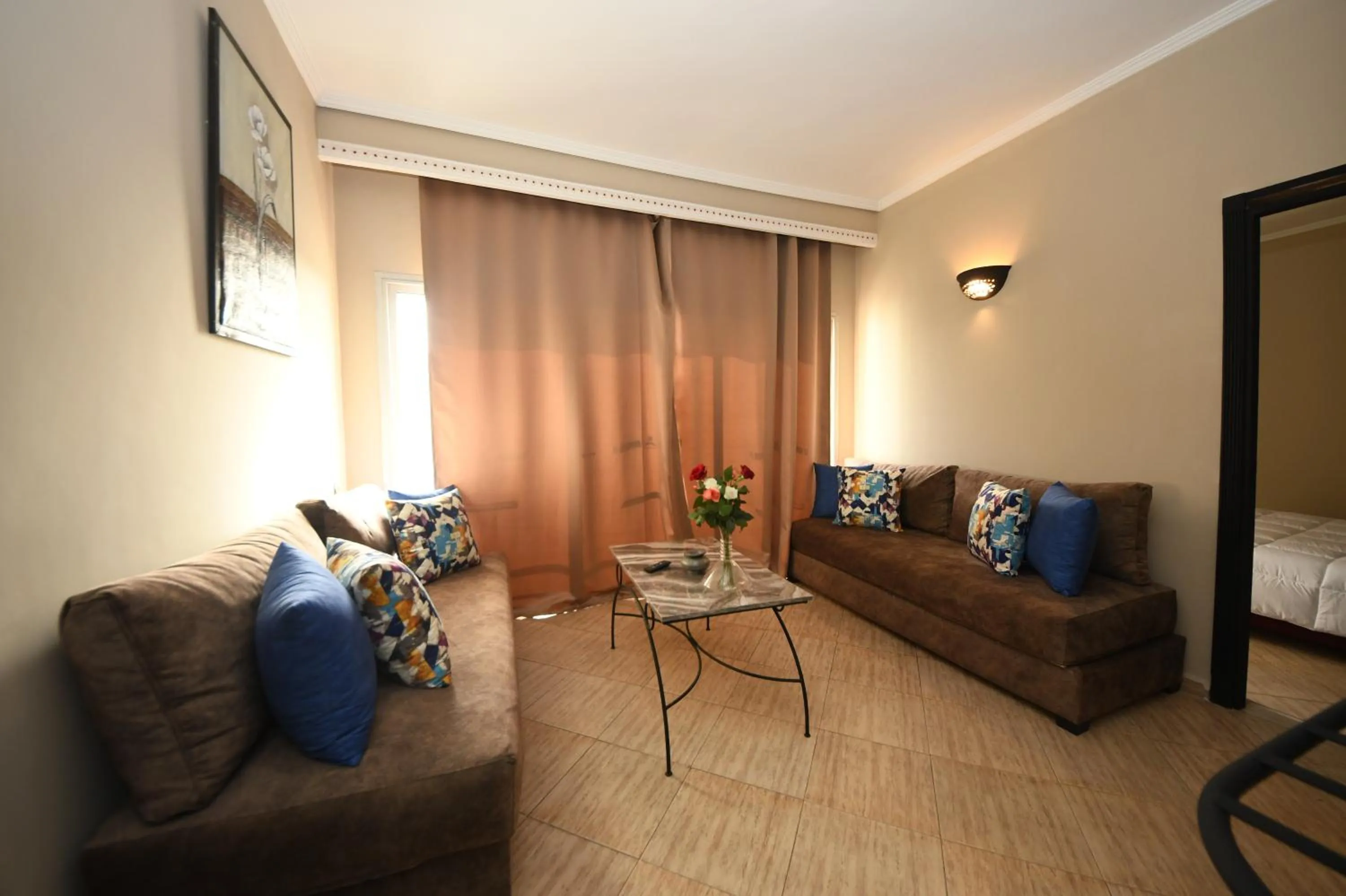 Living room in Agyad Maroc Appart-Hotel