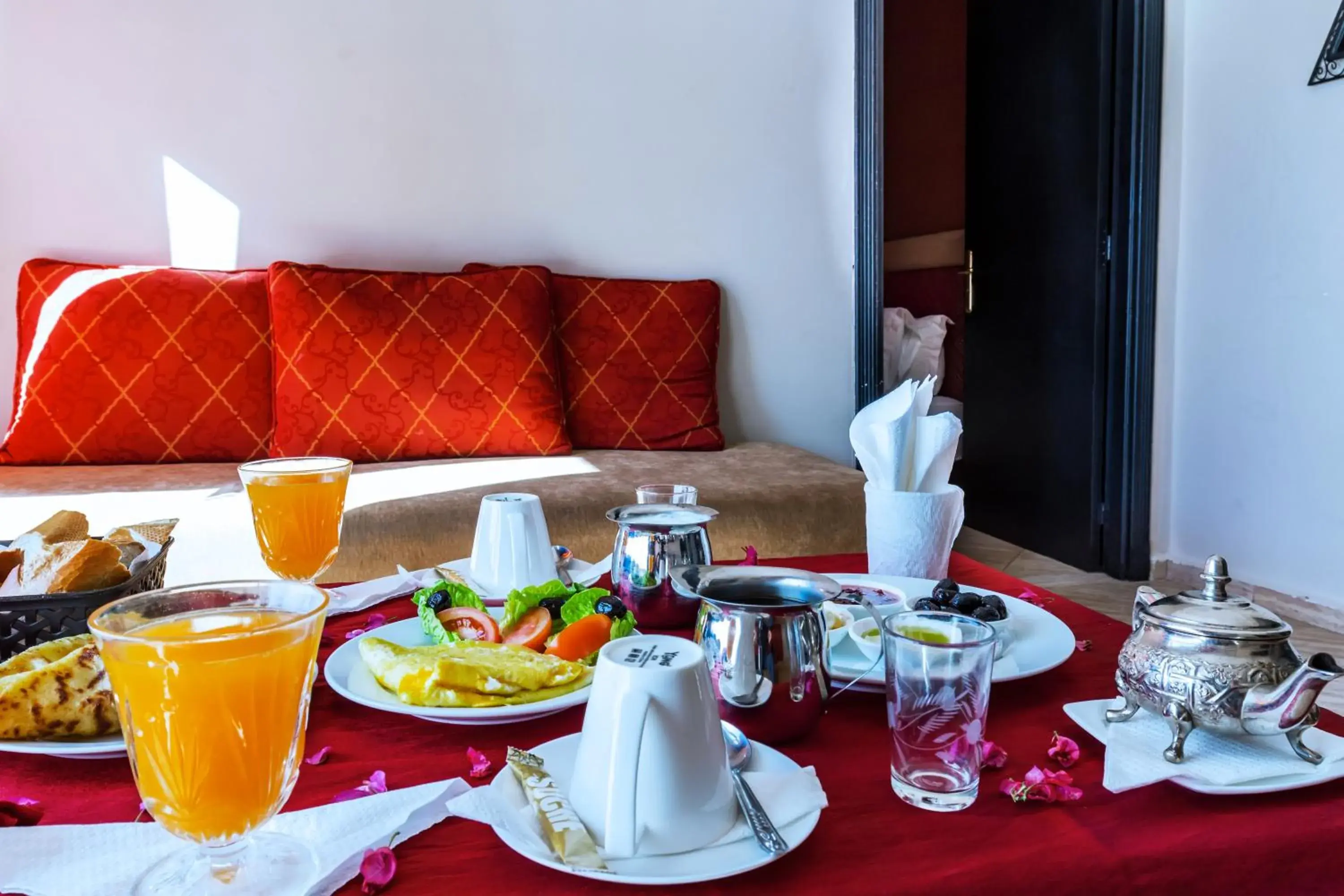 Continental breakfast in Agyad Maroc Appart-Hotel Continental breakfast in Agyad Maroc Appart-Hotel