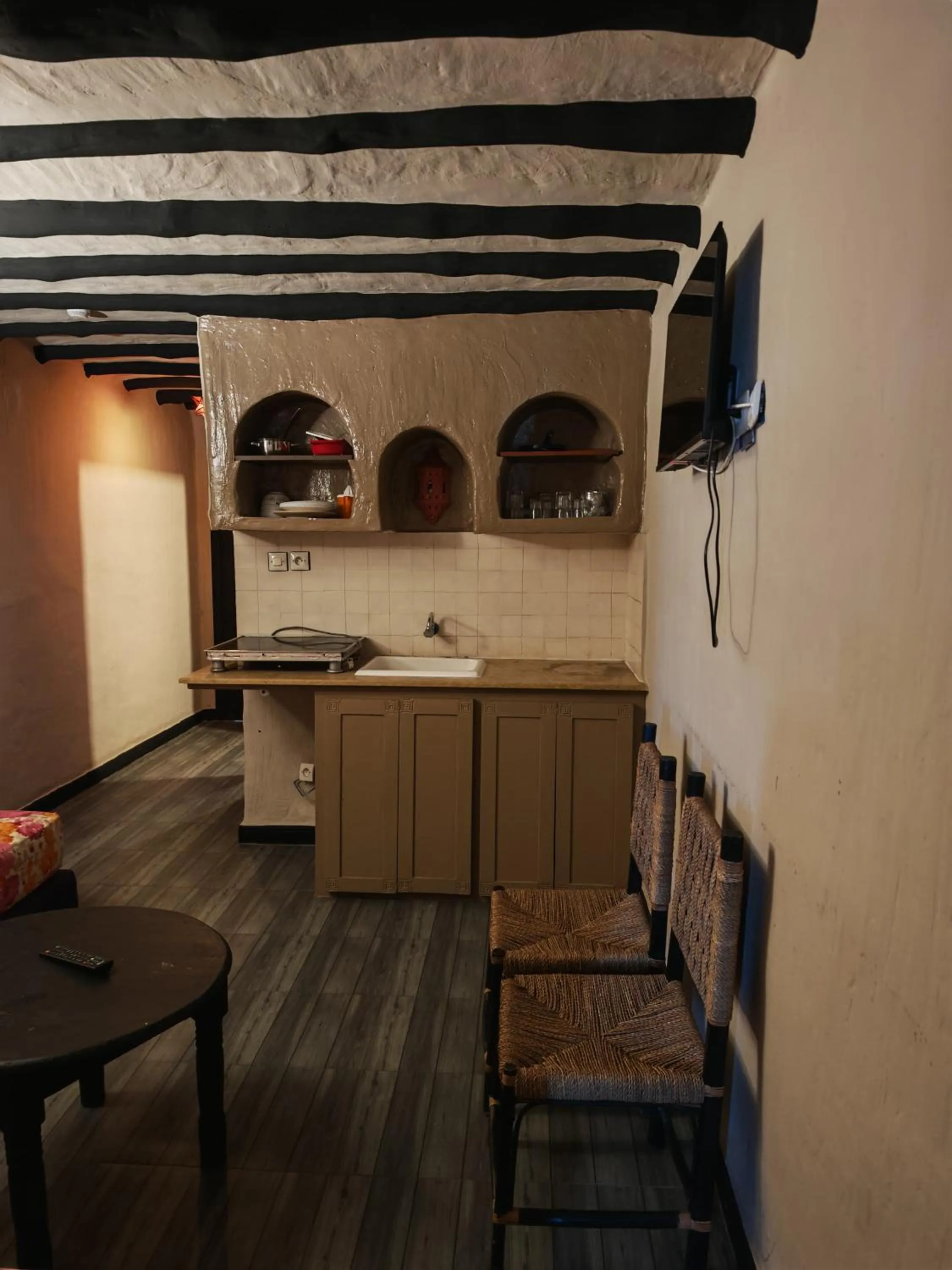 Kitchen or kitchenette in Agyad Maroc Appart-Hotel