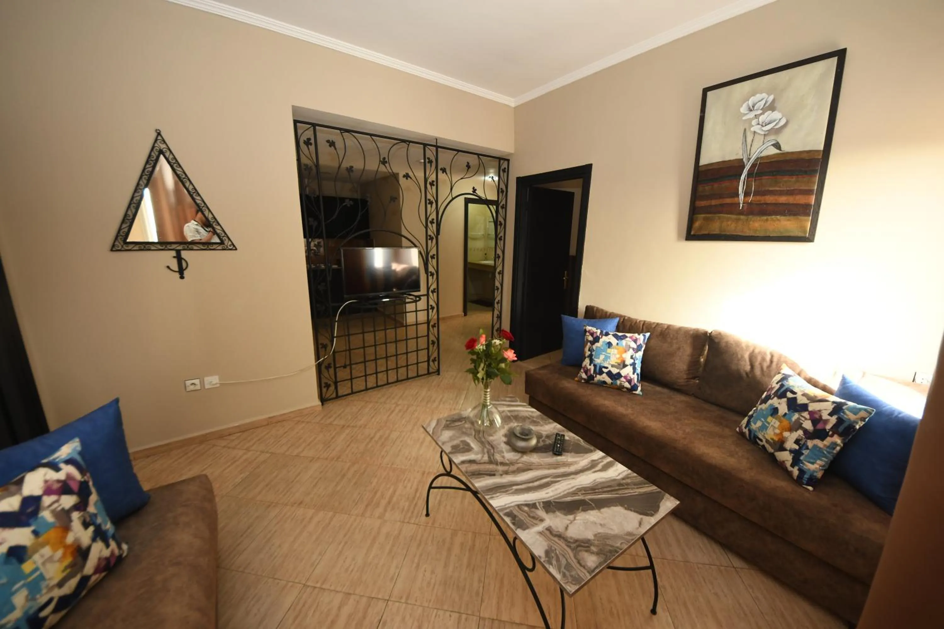 Living room in Agyad Maroc Appart-Hotel