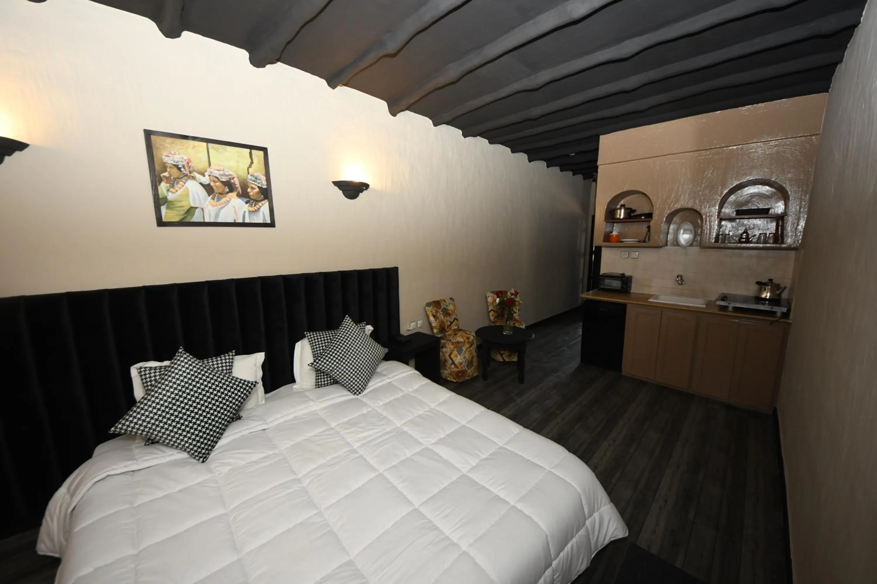 Bedroom, Bed in Agyad Maroc Appart-Hotel