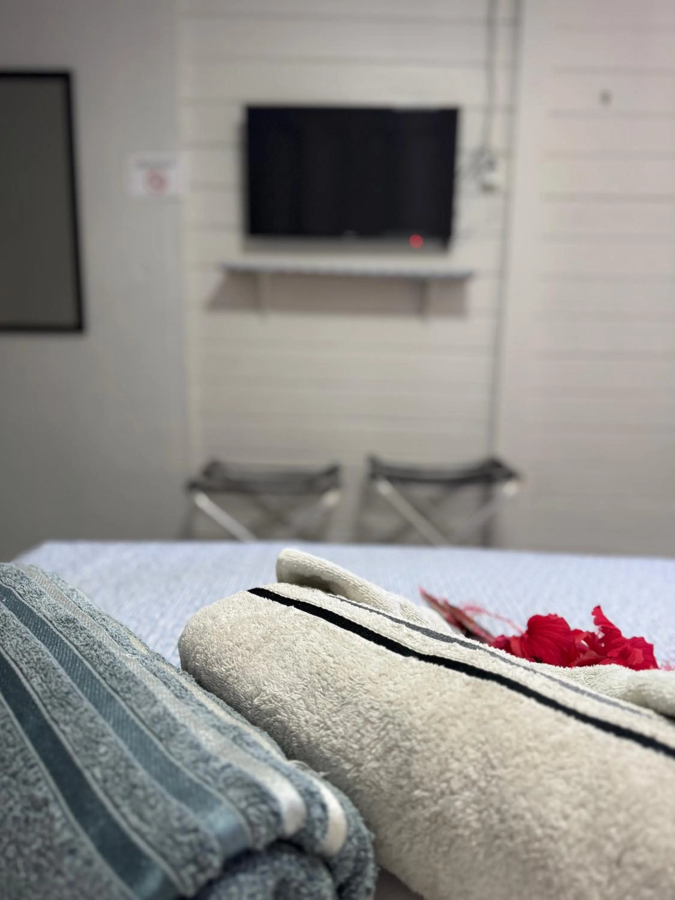 Bed in Pousada Rosemary Suítes