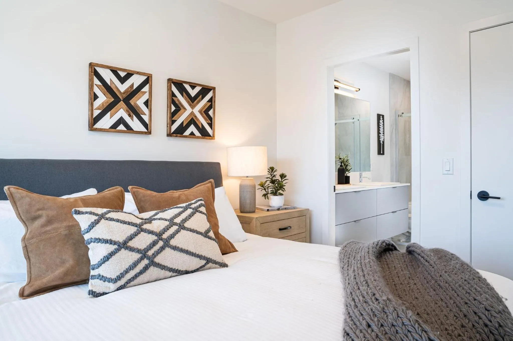 Bed in The Big Deck by Revelstoke Vacations