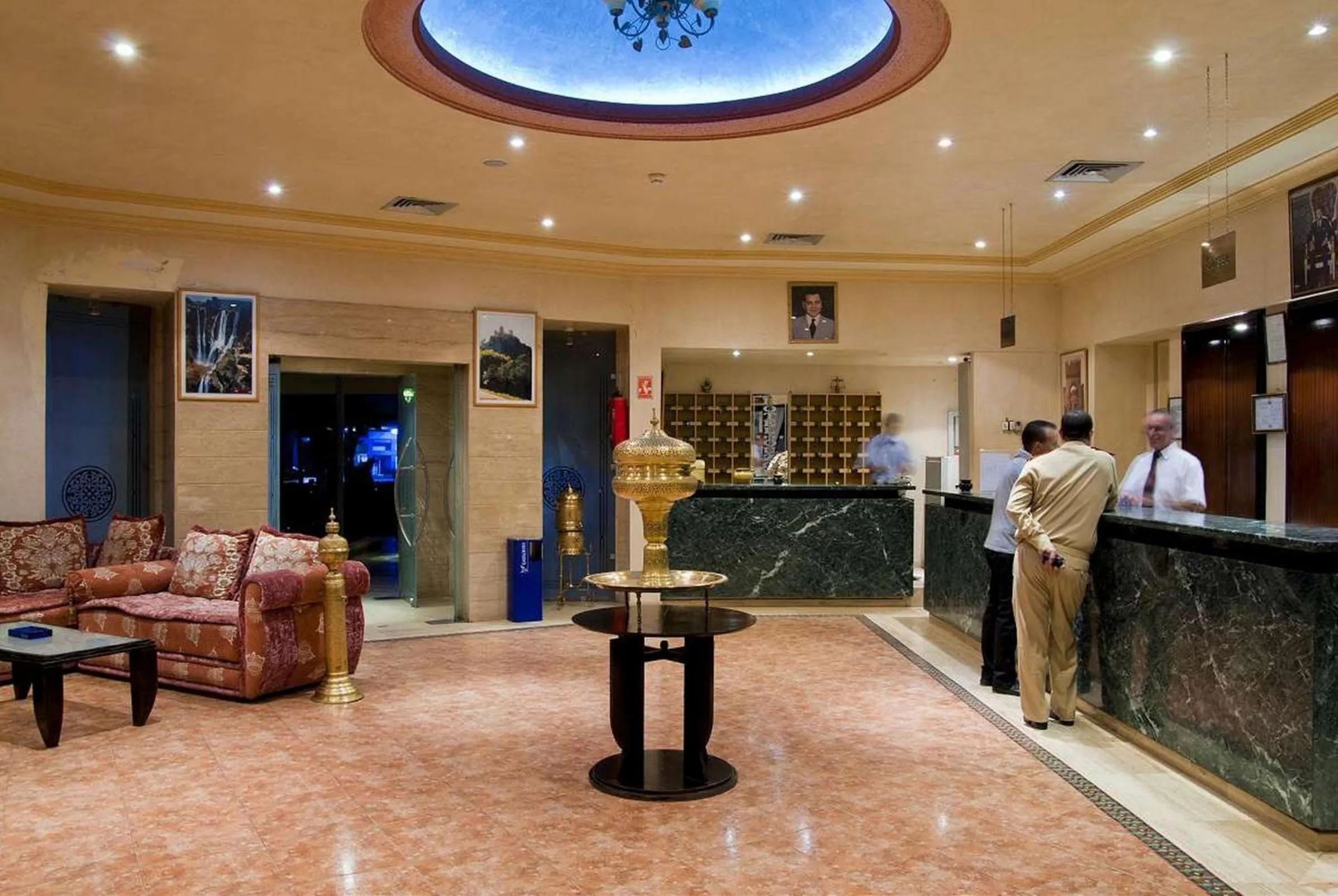 Lobby or reception in Hotel Ouzoud Beni Mellal