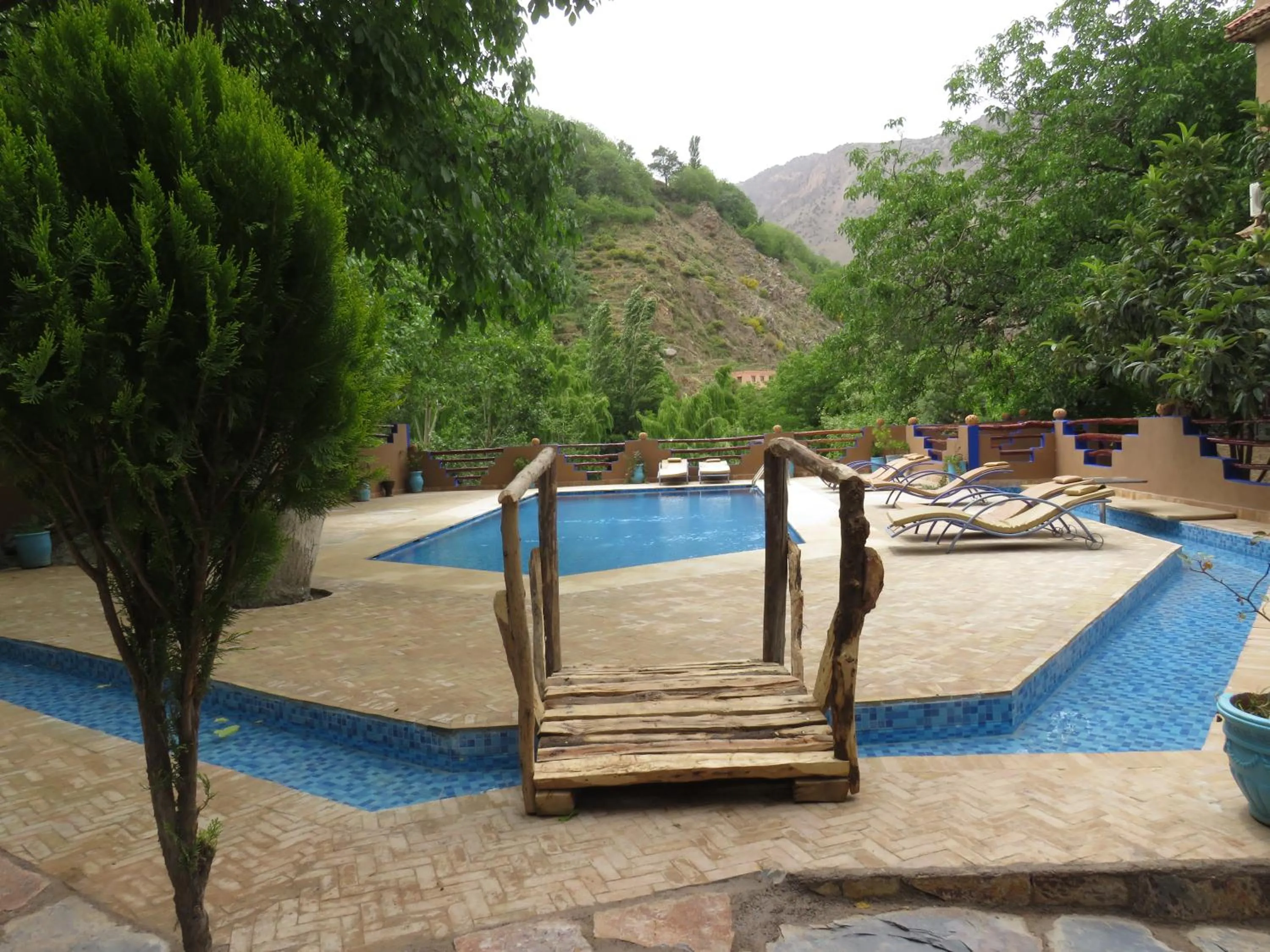 Pool view in Dar Imlil