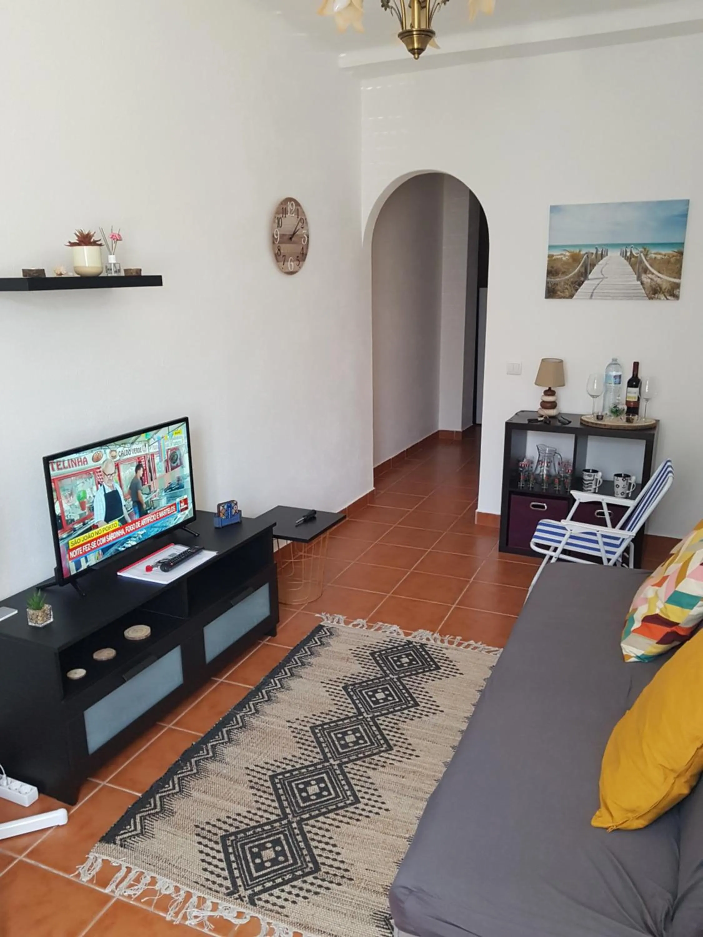 Living room in Moradia Rocleo Tavira House