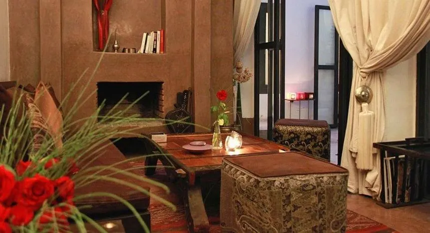 Communal lounge/ TV room in Riad Davia