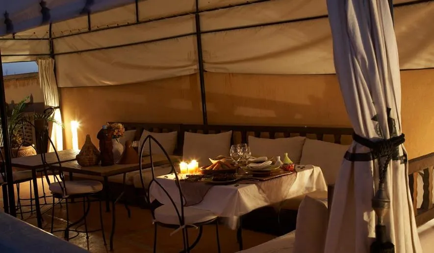Bird's eye view in Riad Davia