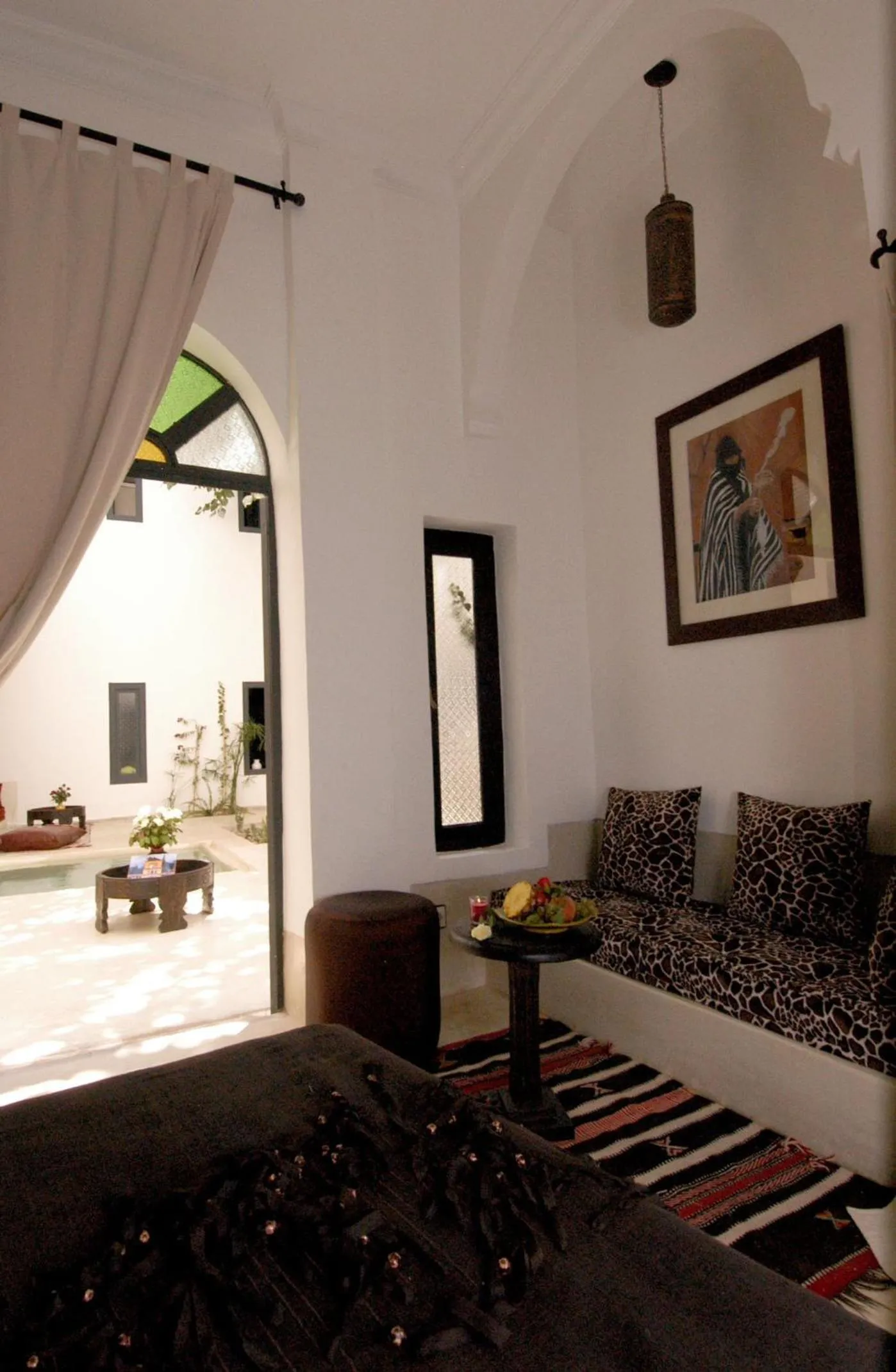 Seating area in Riad Davia