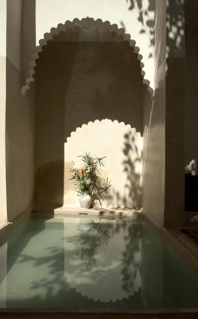 Swimming pool in Riad Davia