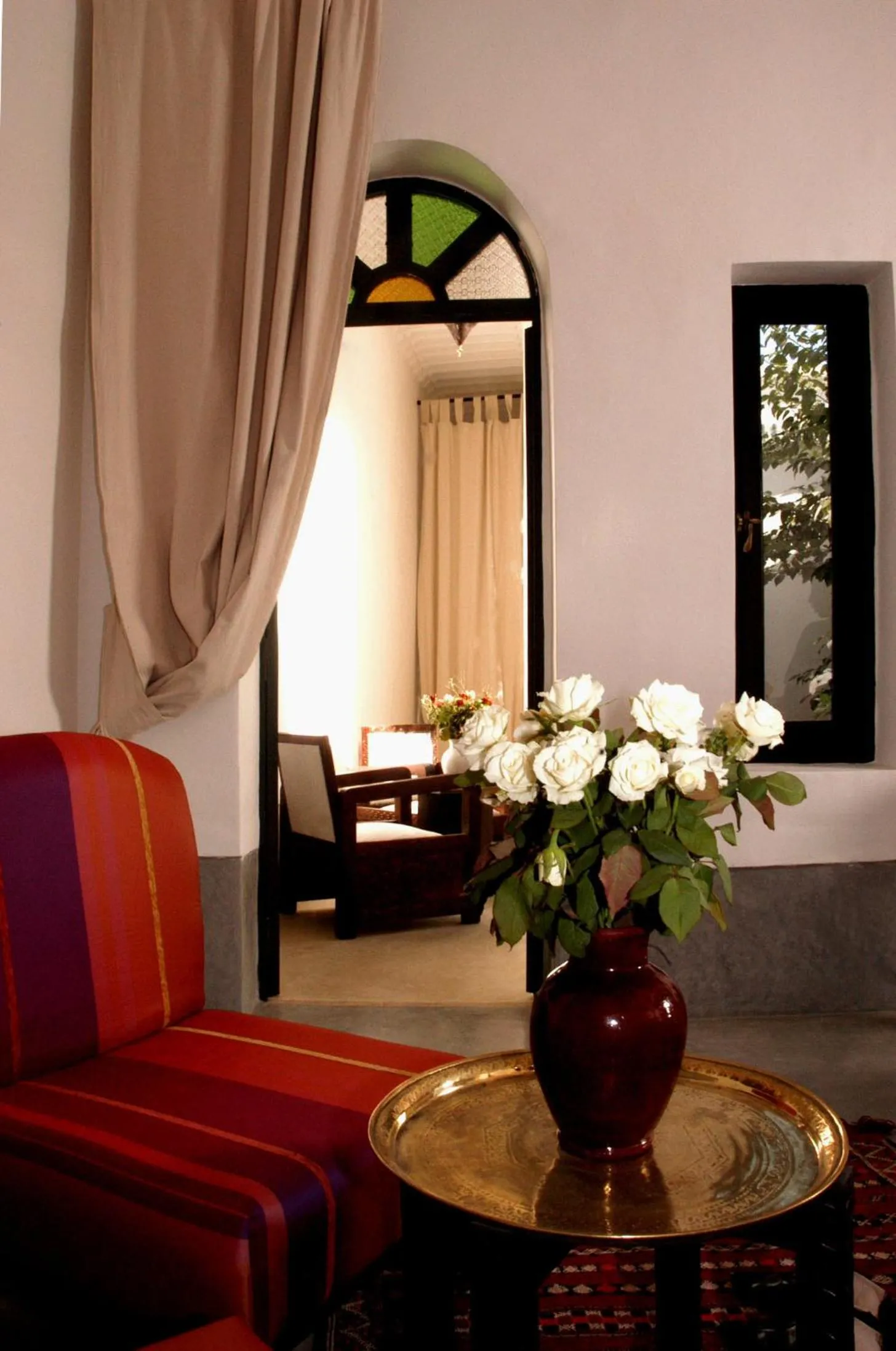 Balcony/Terrace, Bed in Riad Davia