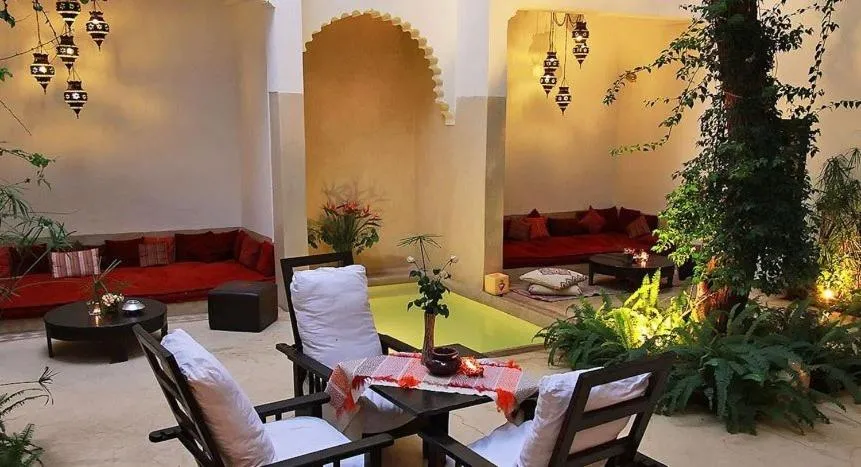 Lobby or reception in Riad Davia