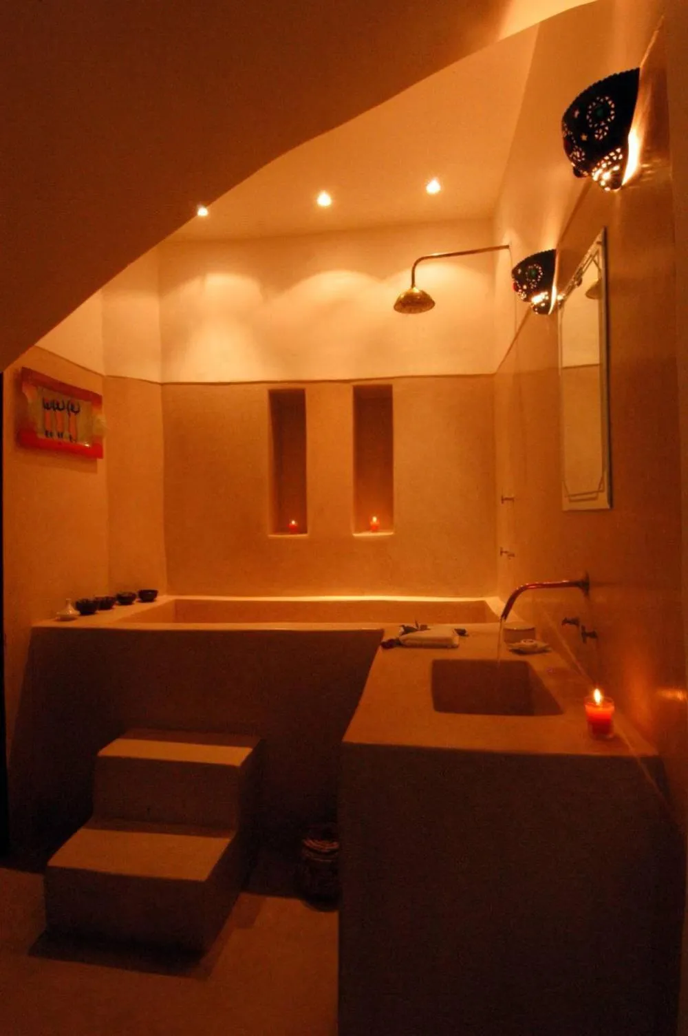 Bathroom in Riad Davia