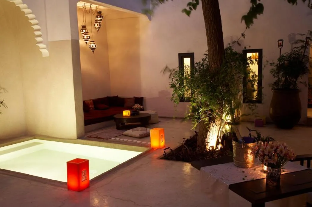 Patio in Riad Davia