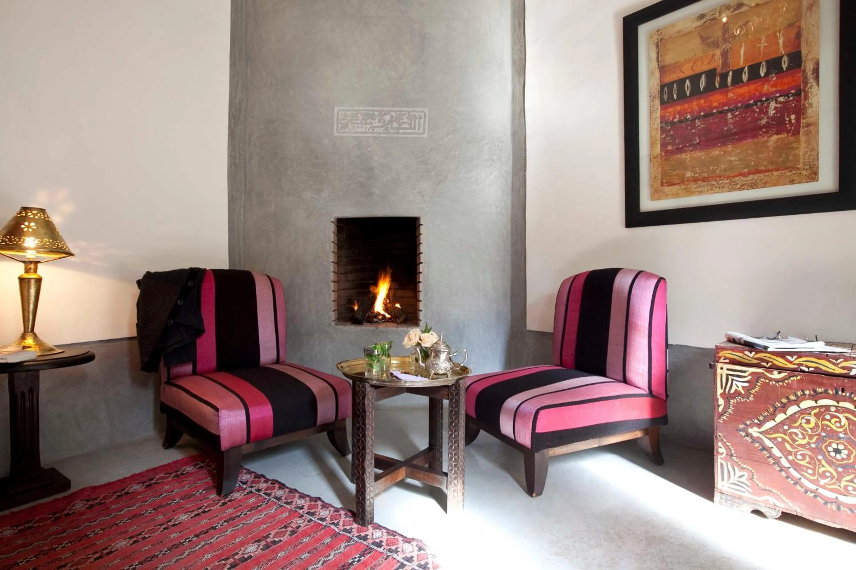 Seating area in Riad Davia