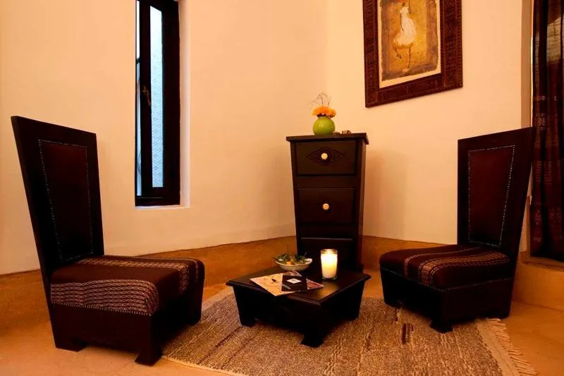 Seating area in Riad Davia