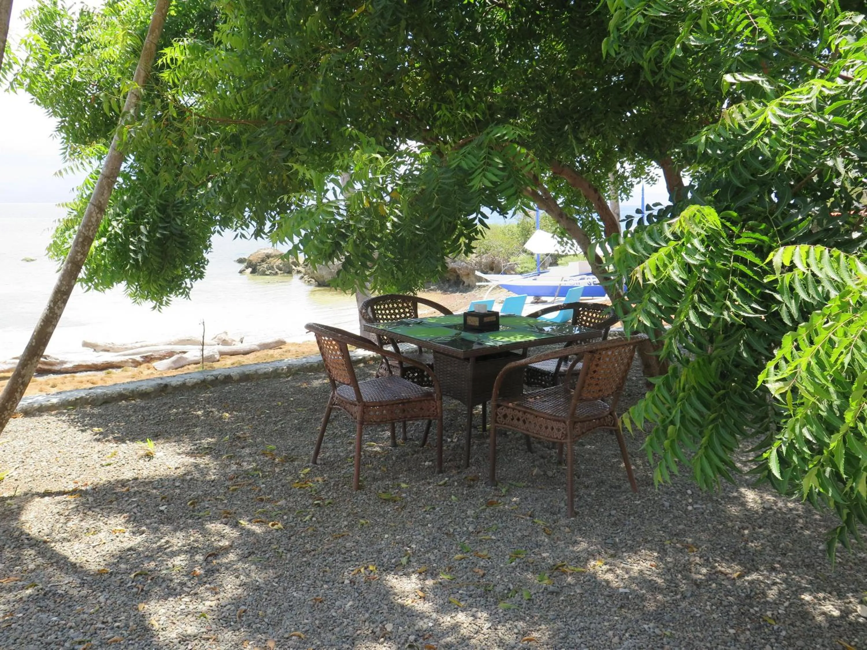 Seating area in The Wild Orchid Resort - Moalboal