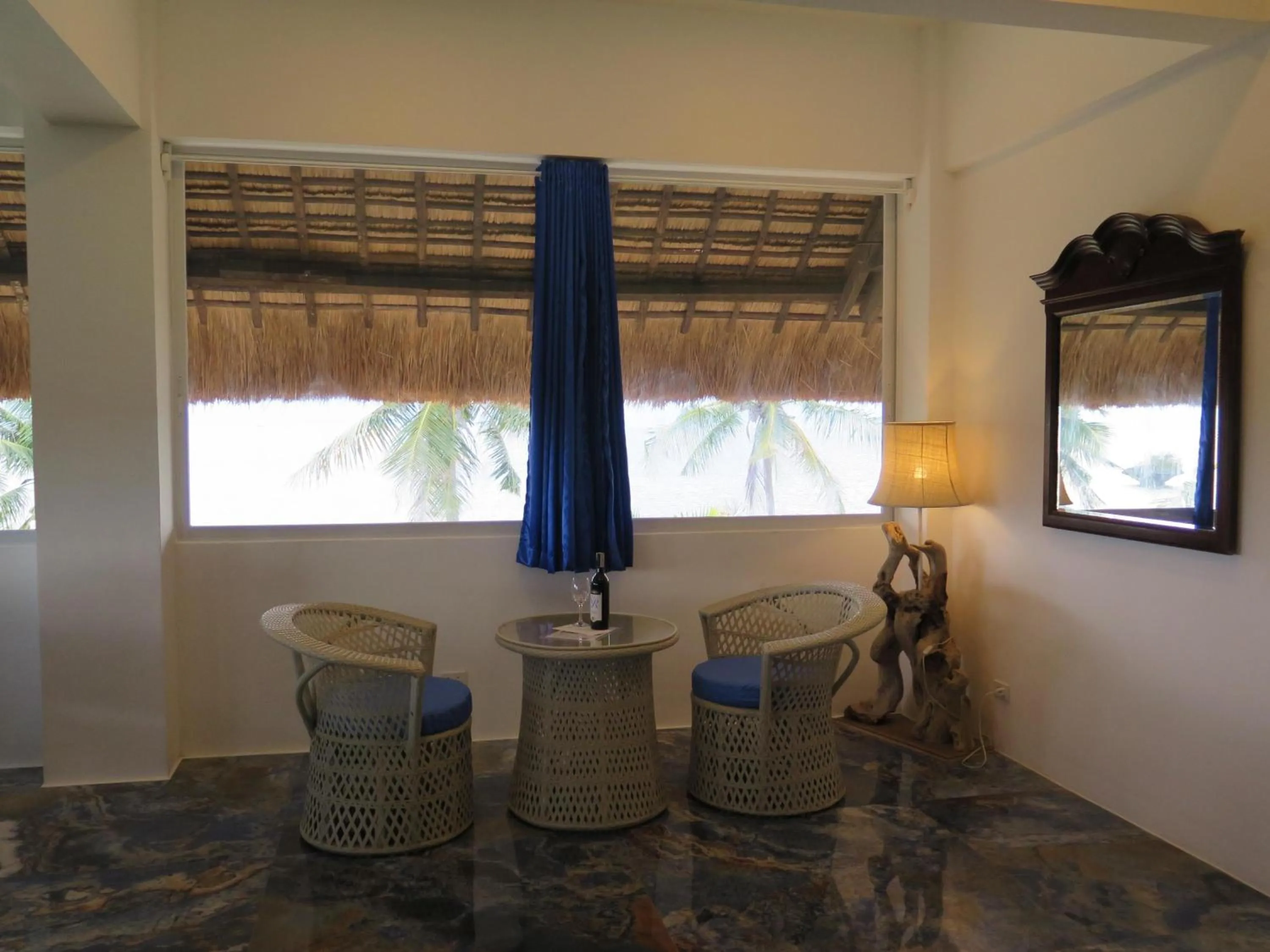 Seating area in The Wild Orchid Resort - Moalboal