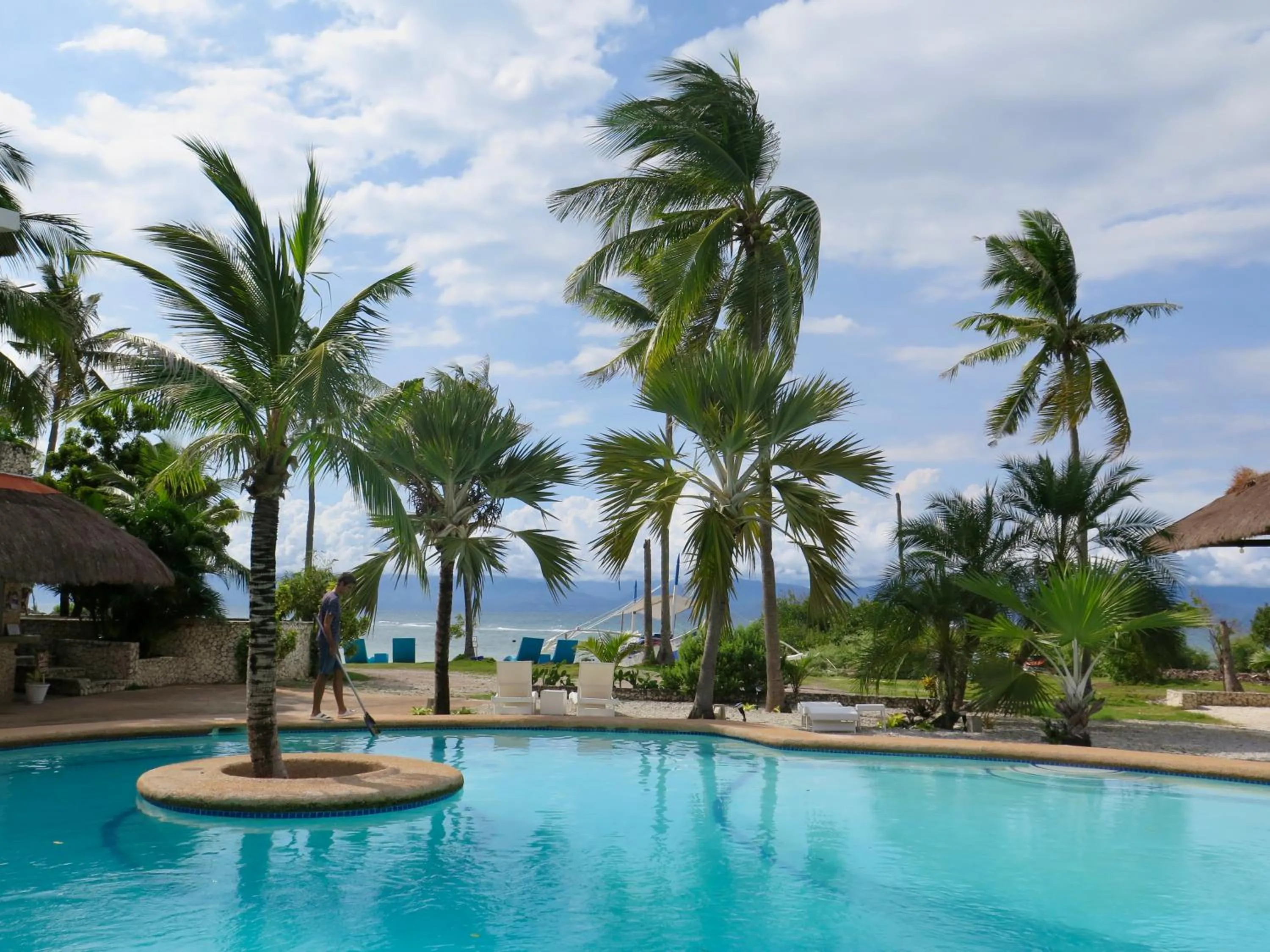 Pool view in The Wild Orchid Resort - Moalboal