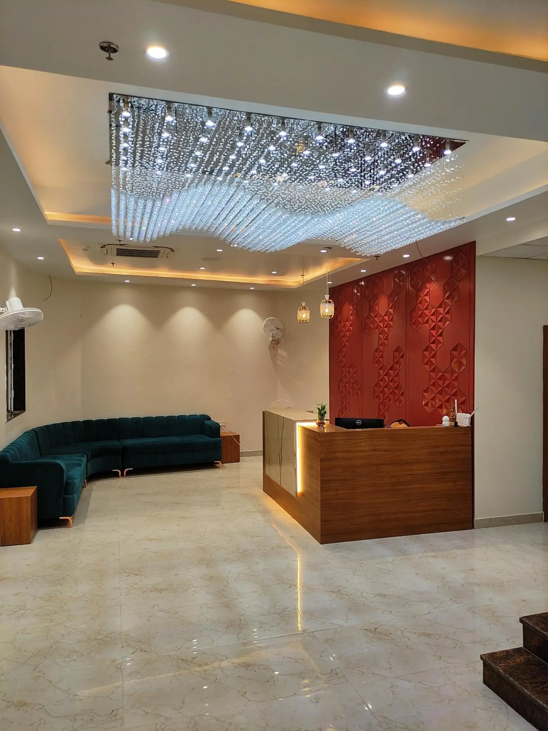 Lobby or reception in Hotel Satsang Grand Lobby or reception in Hotel Satsang Grand