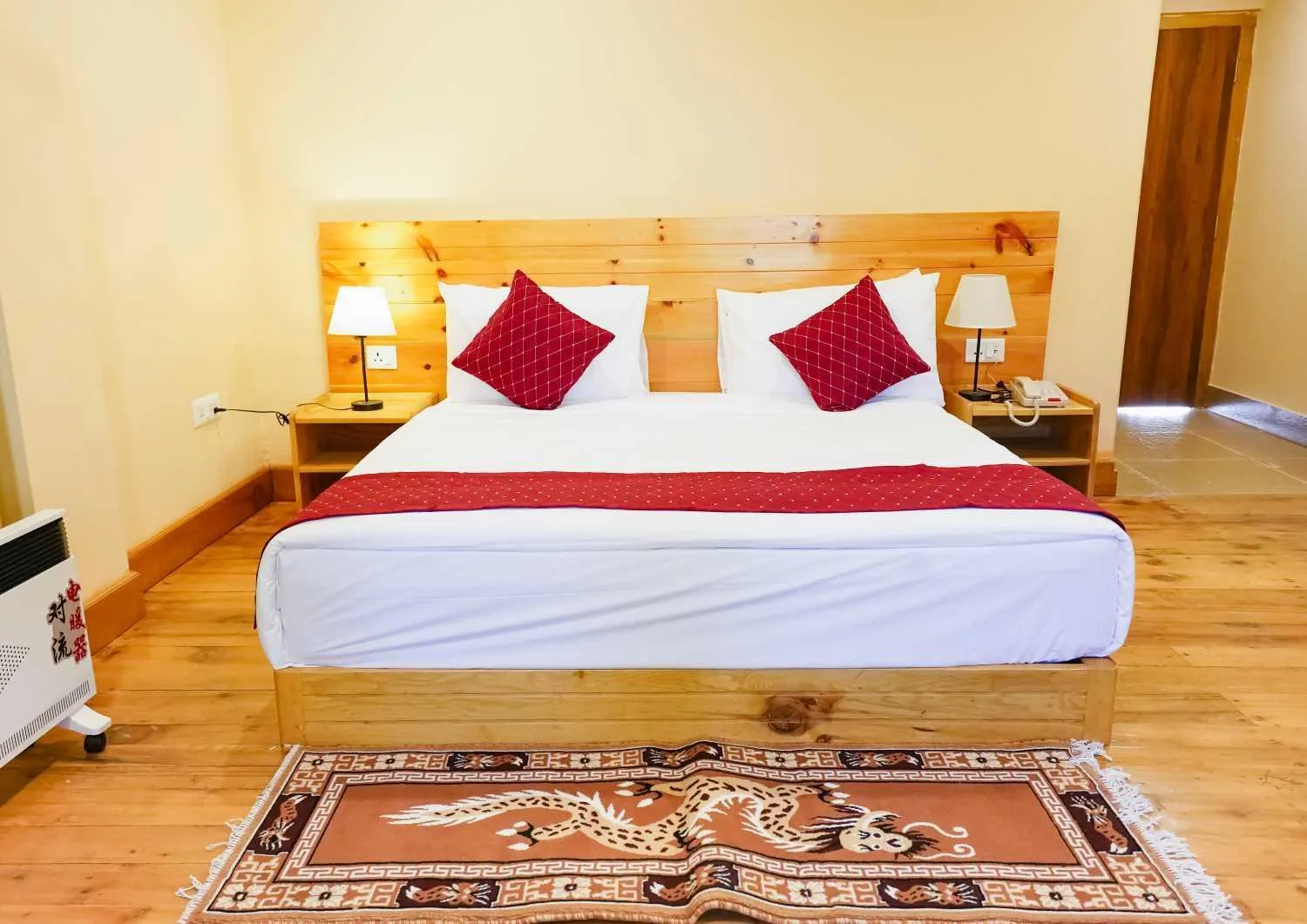 Bed in Shomo Chuki Resort