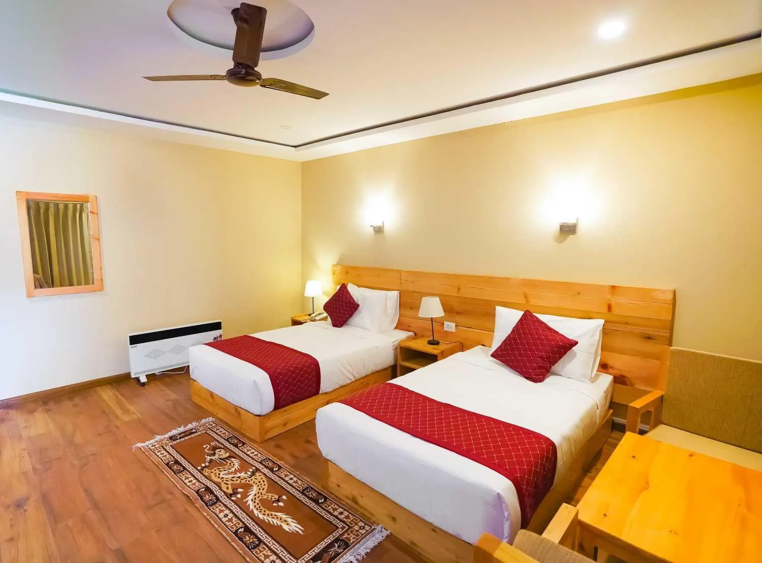 Bed in Shomo Chuki Resort