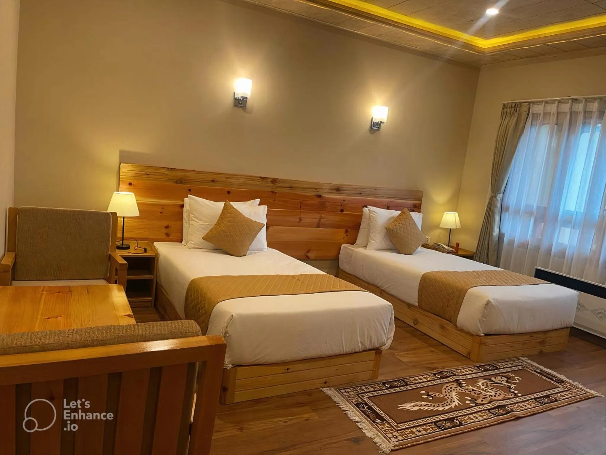 Photo of the whole room, Bed in Shomo Chuki Resort